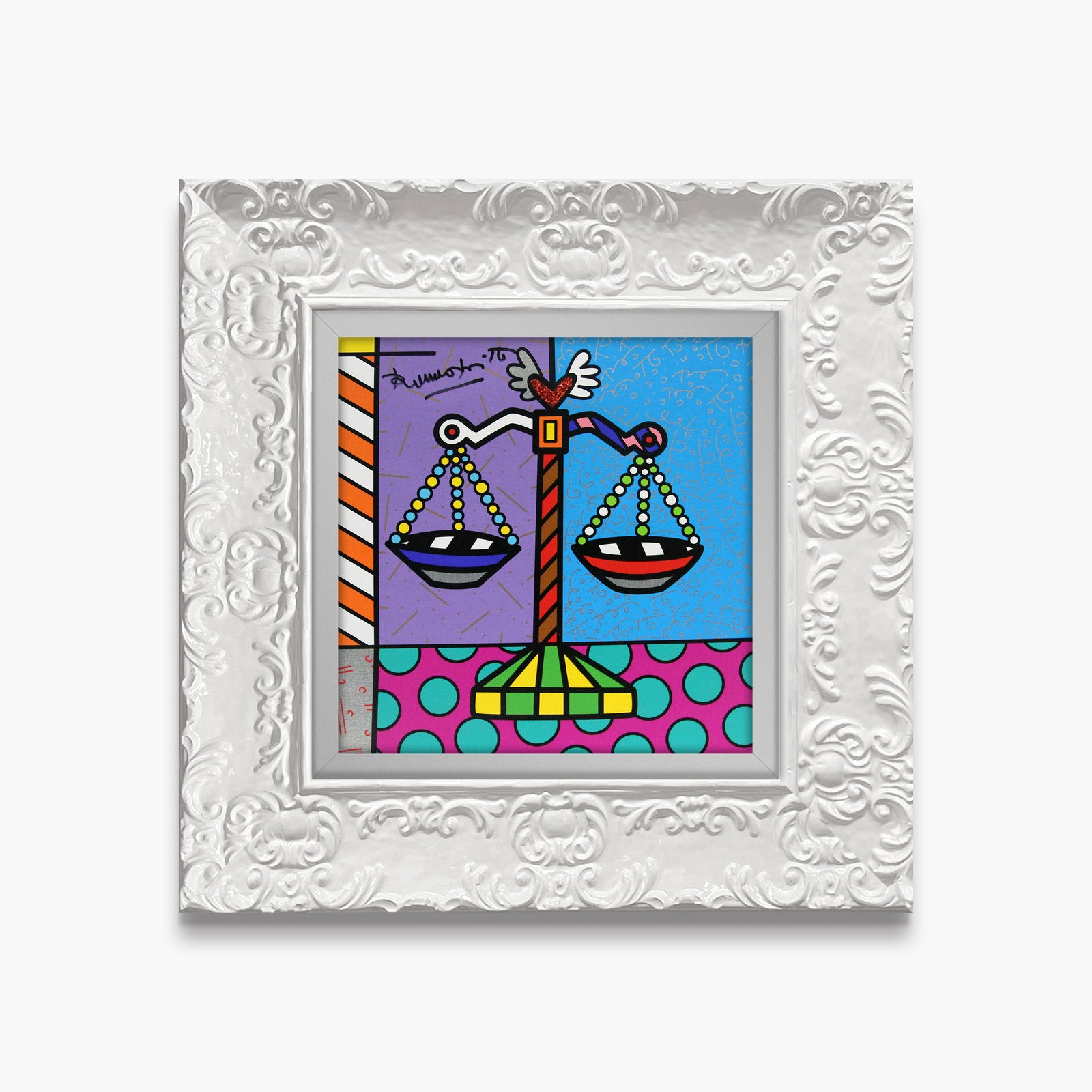 libra limited edition print  artistic colorful design collectible