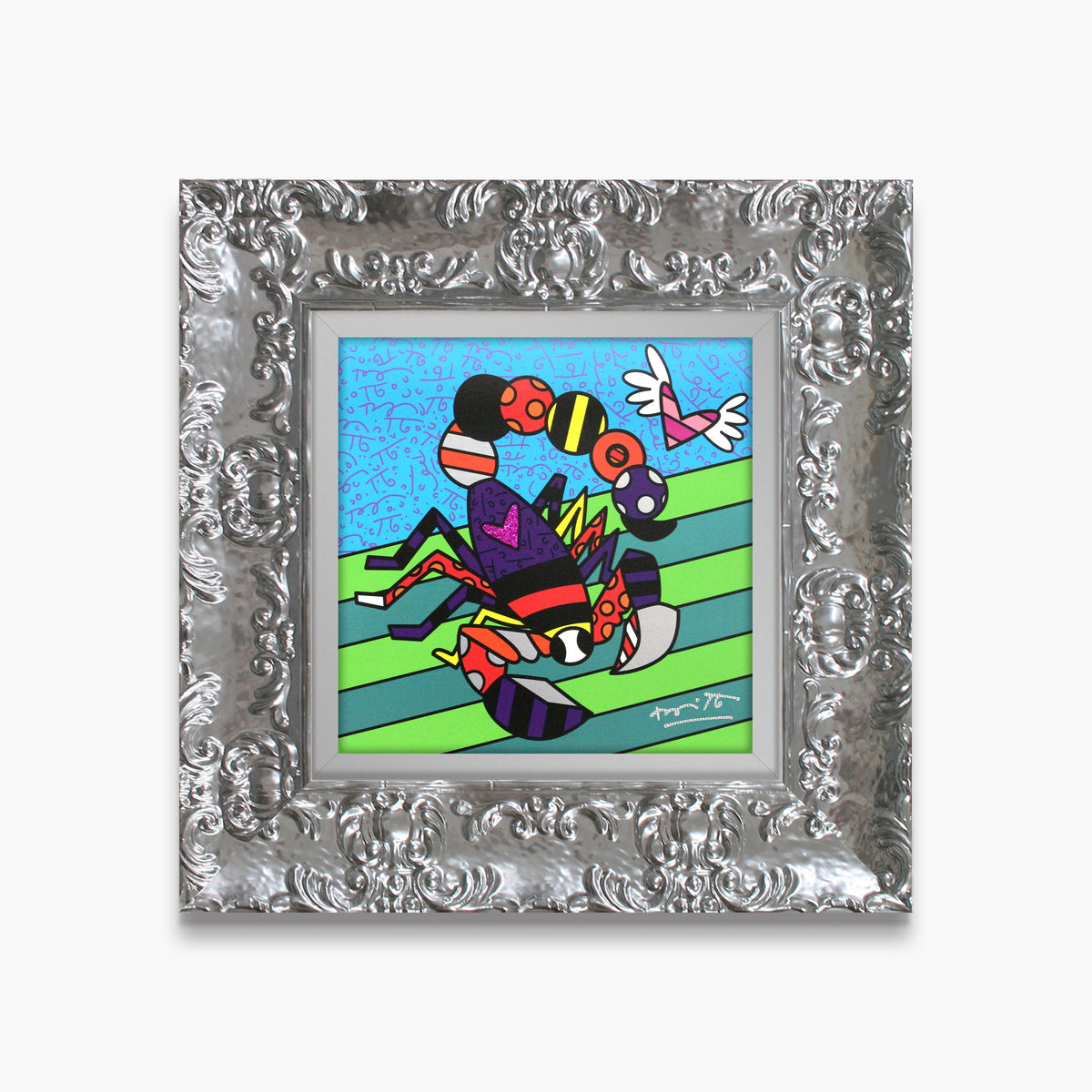 scorpio limited edition print  colorful decorative collectible gift idea