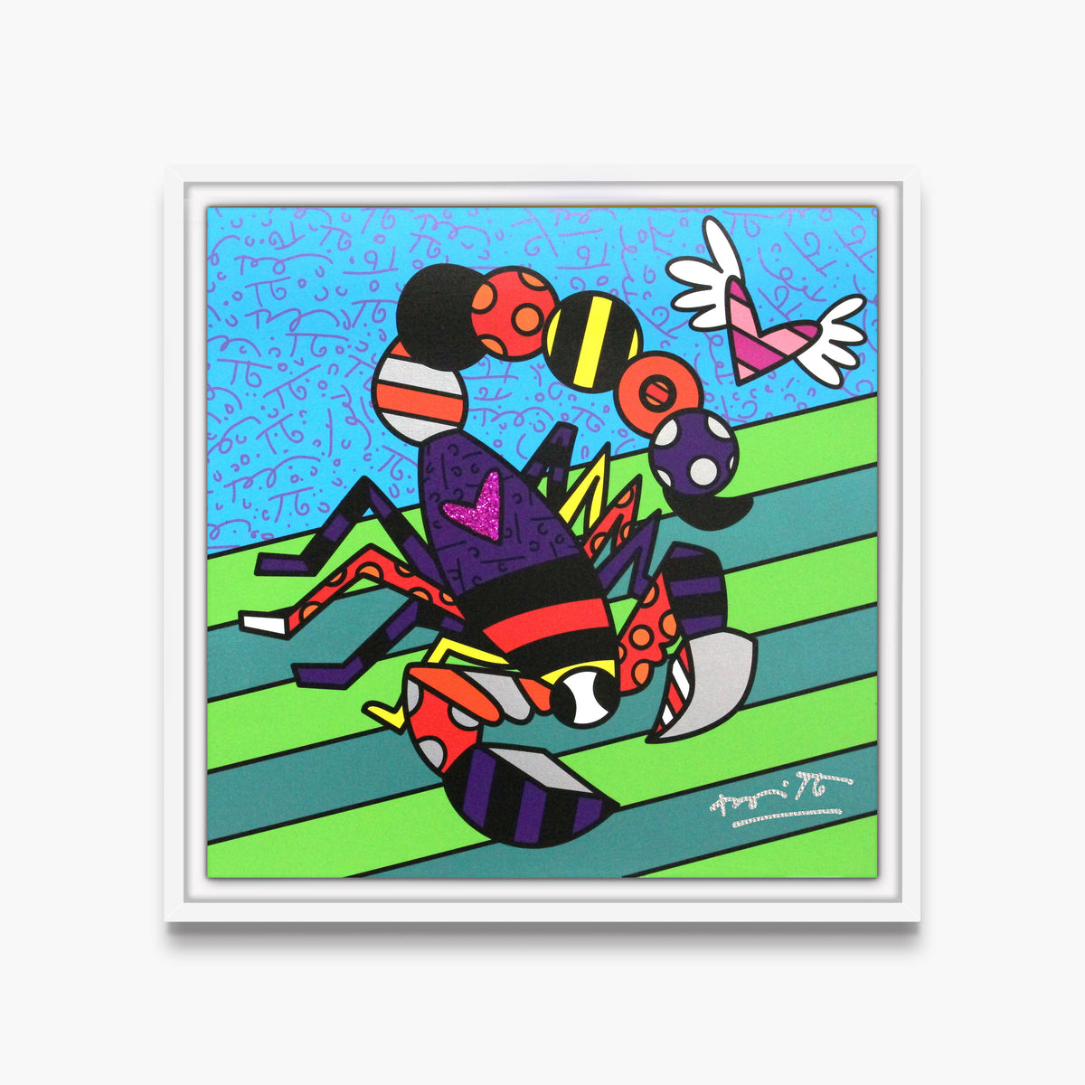 scorpio limited edition print  colorful decorative collectible gift idea