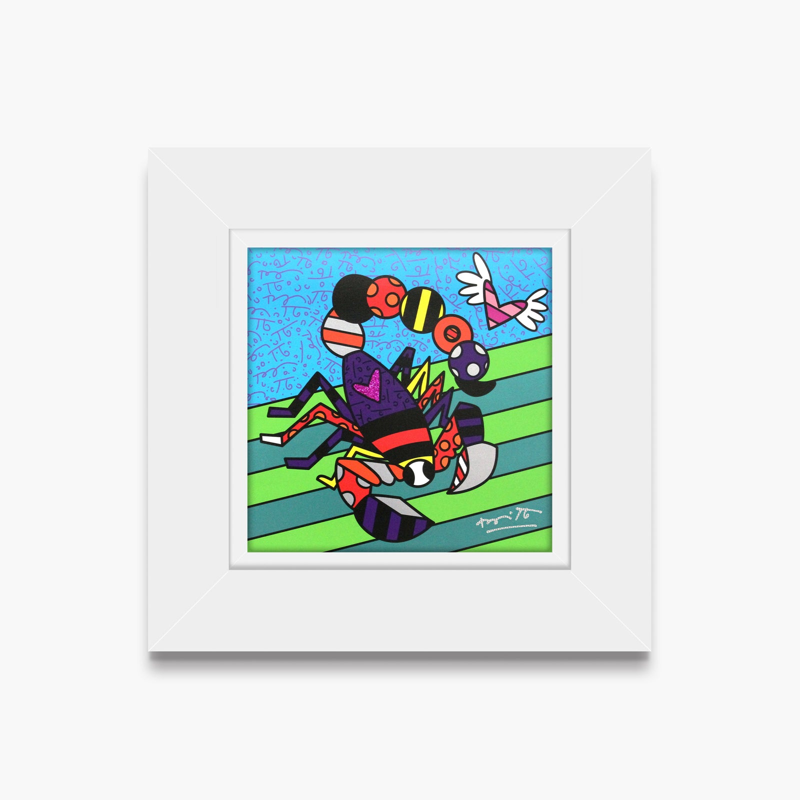 scorpio limited edition print  colorful decorative collectible gift idea