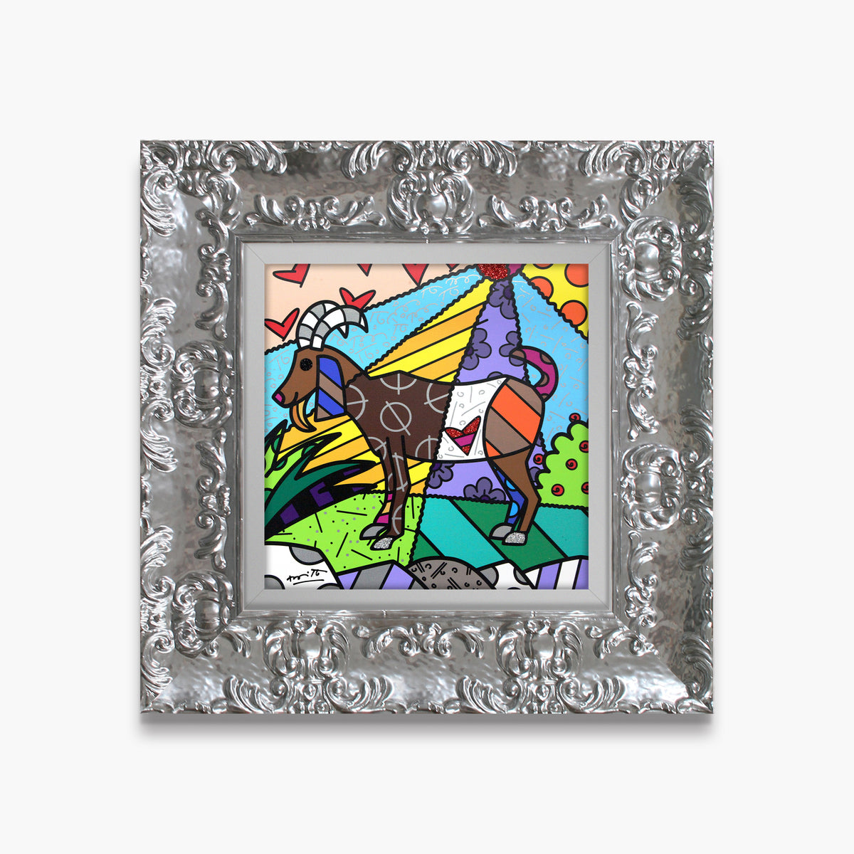 capricorn limited edition print  colorful decorative collectible gift idea