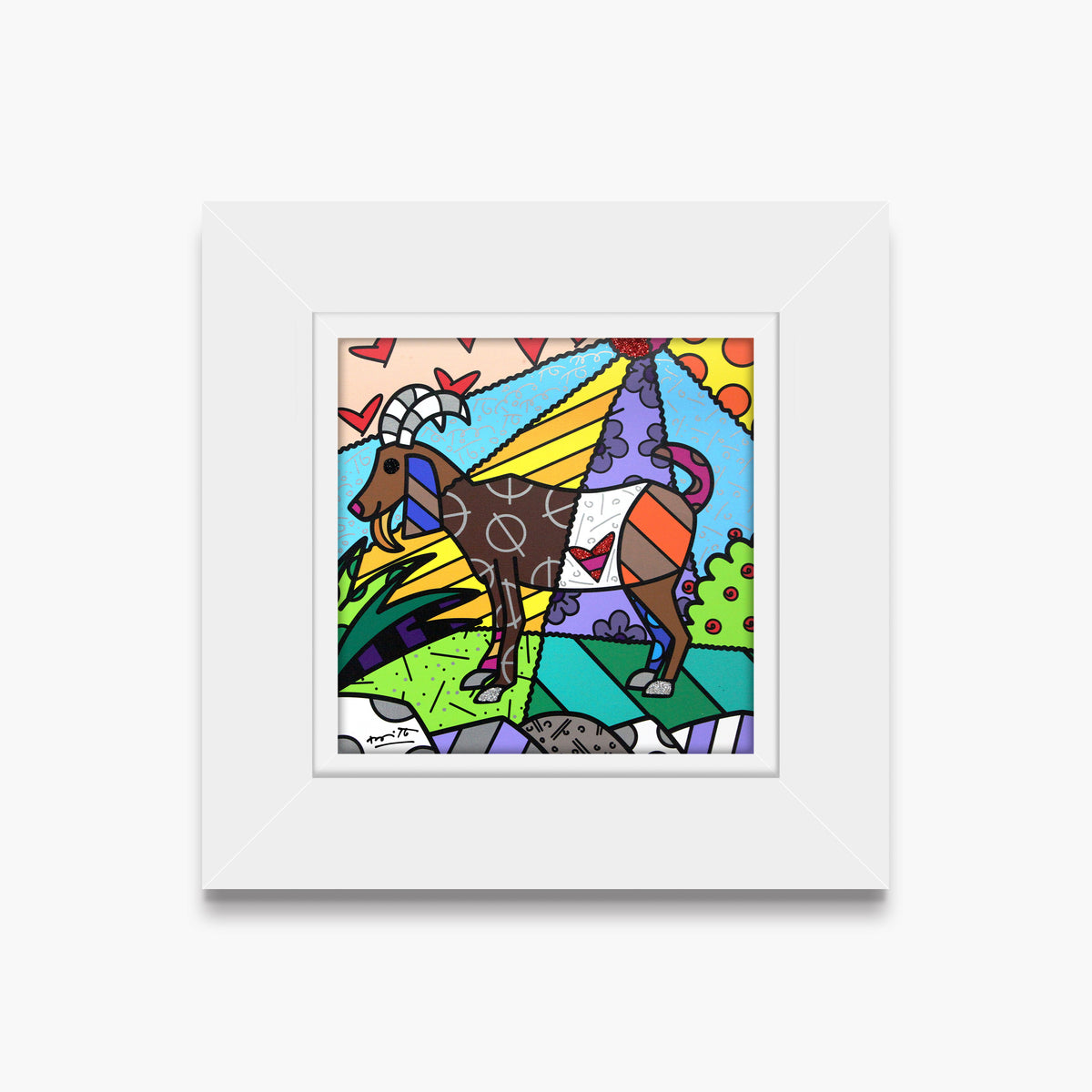 capricorn limited edition print  colorful decorative collectible gift idea