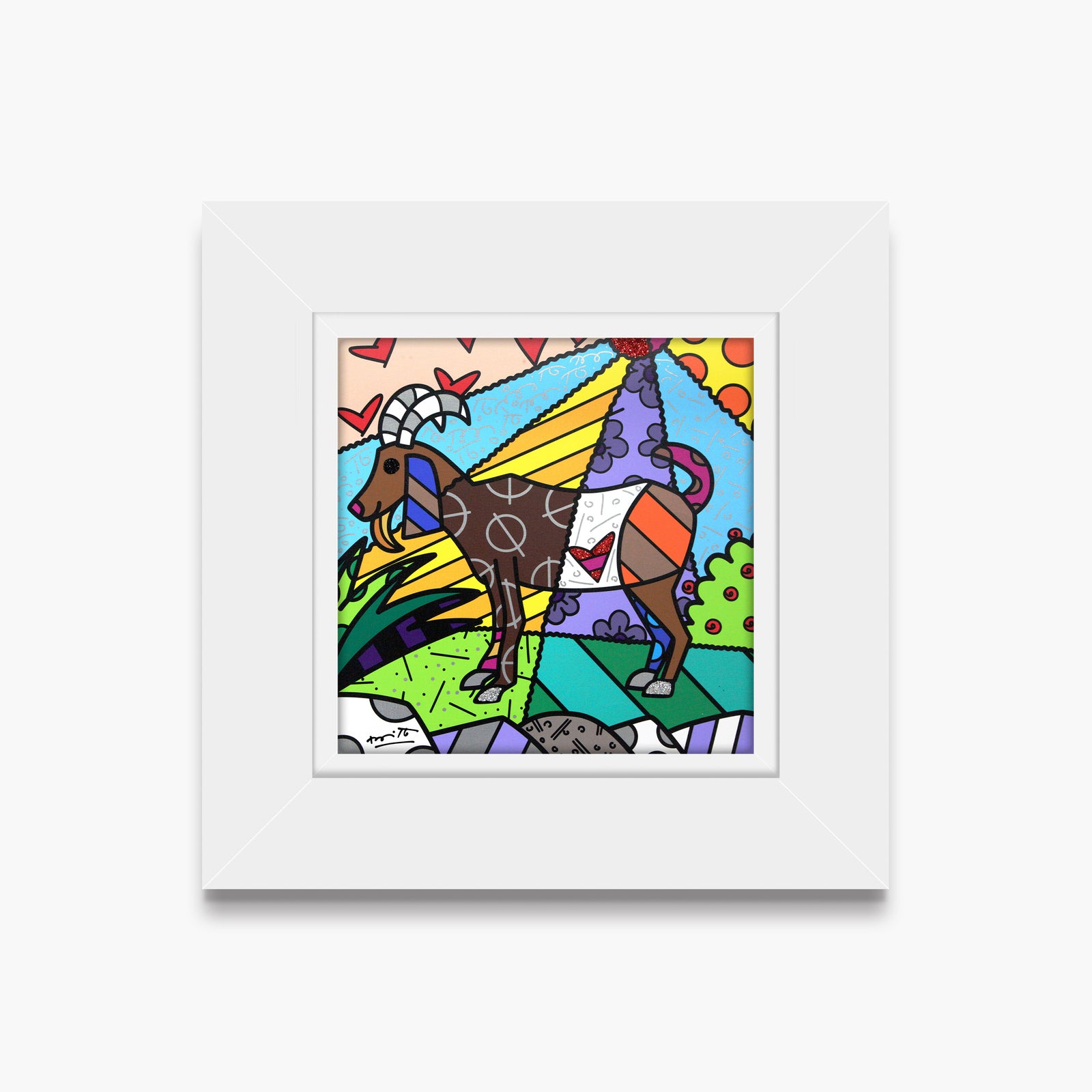 capricorn limited edition print  colorful decorative collectible gift idea