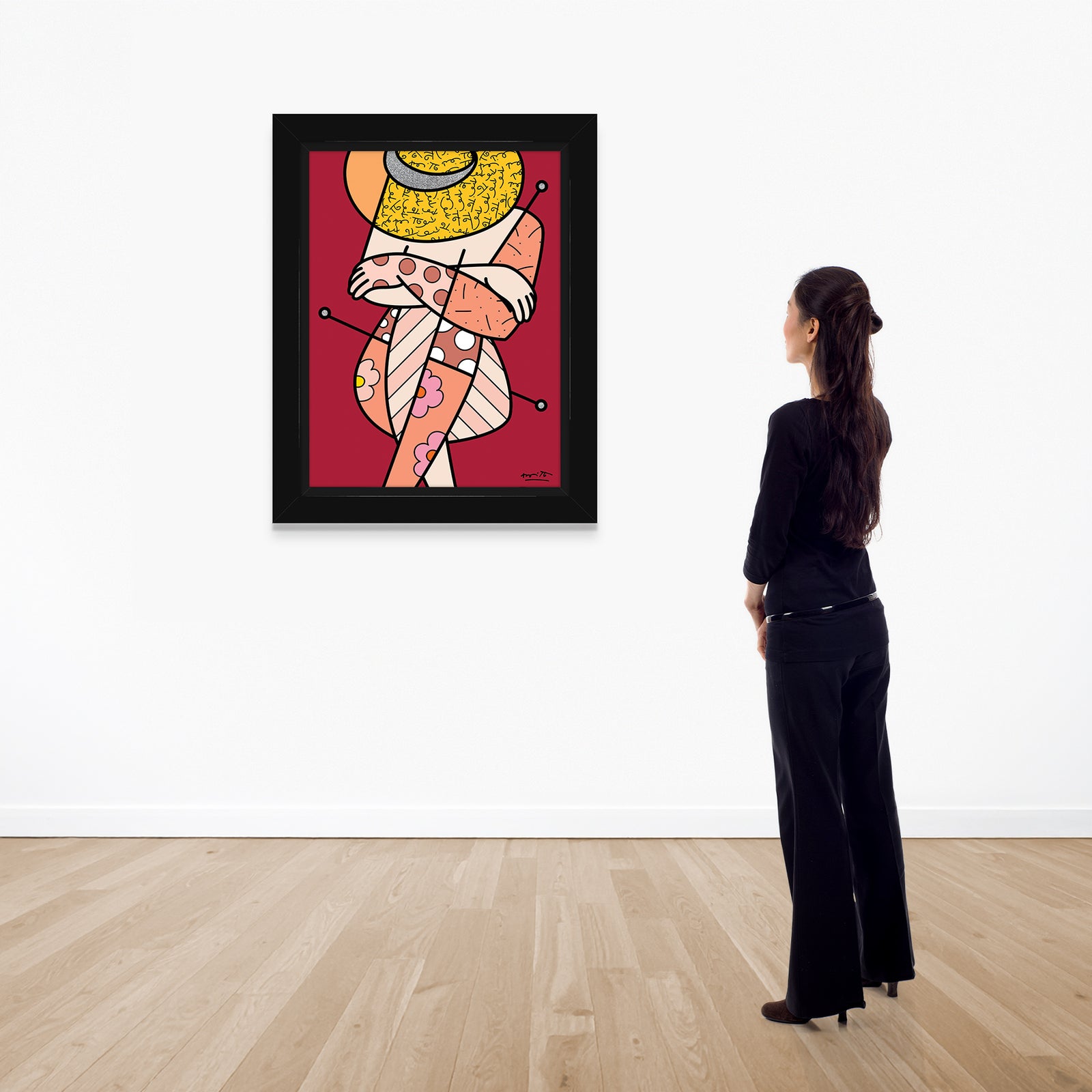 Romero Britto bellezza di capri ii limited  colorful pop art design