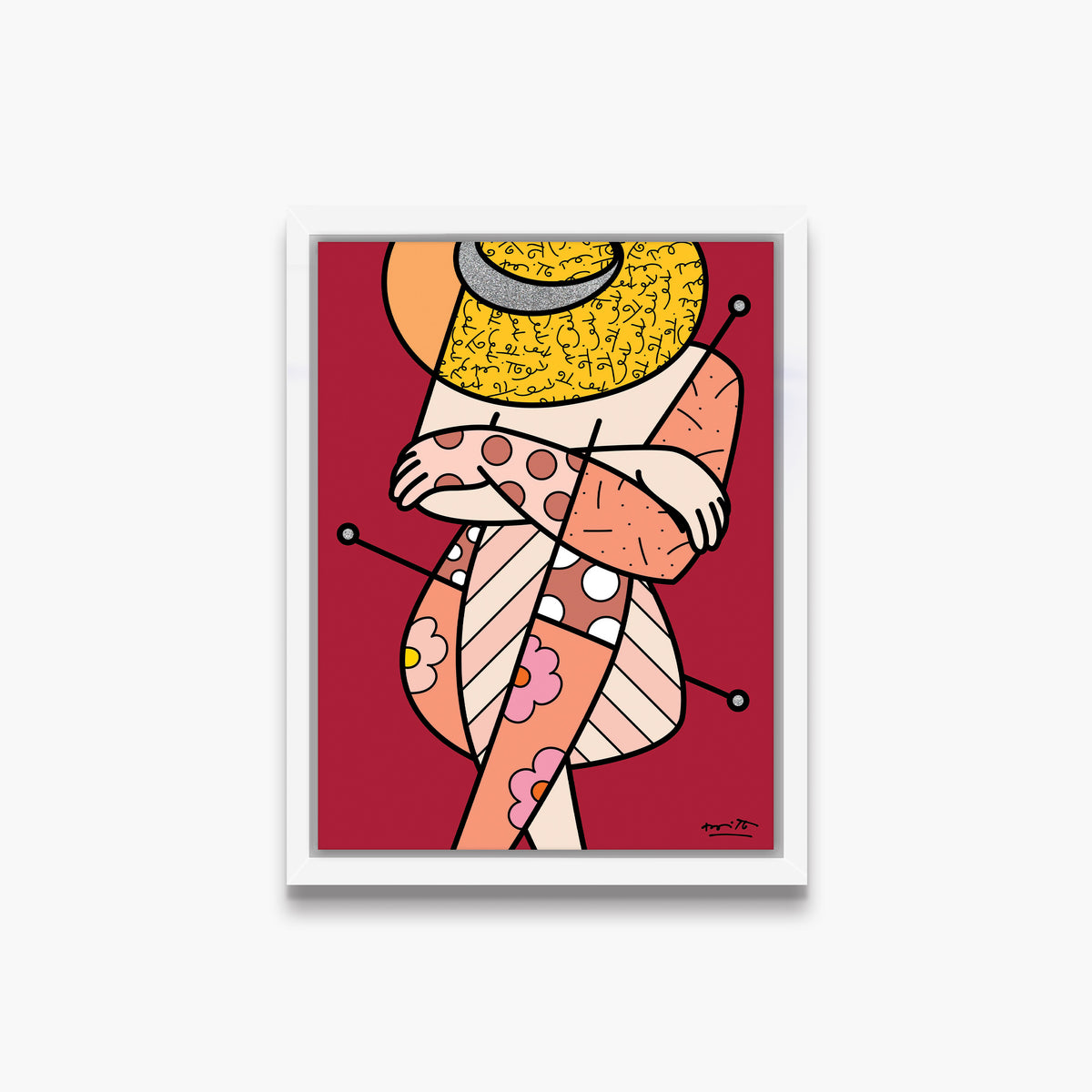 modern pop art bellezza di capri ii limited  vibrant home decor