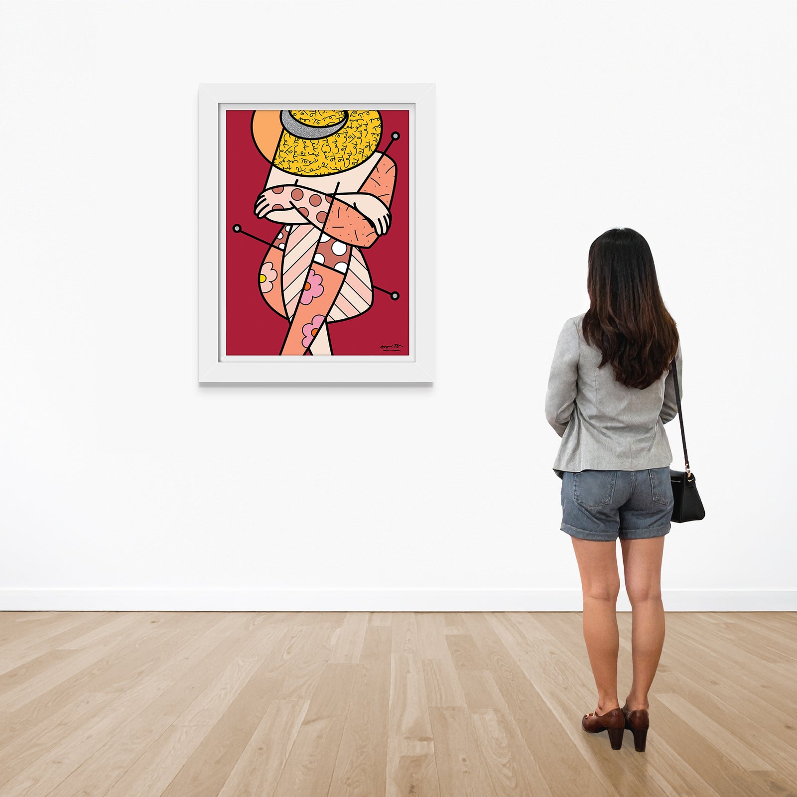modern pop art bellezza di capri ii limited  vibrant home decor