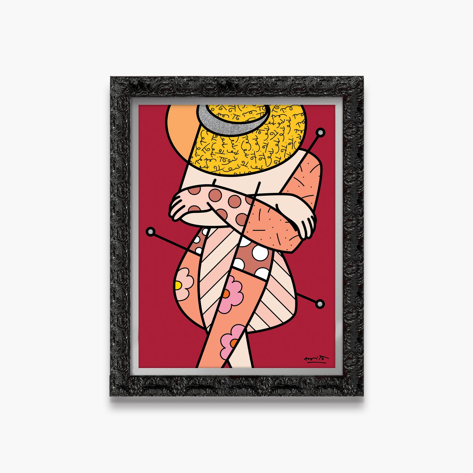 Romero Britto bellezza di capri ii limited  colorful pop art design