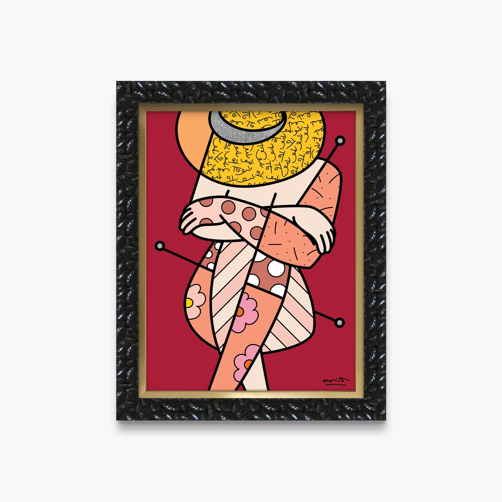 Romero Britto bellezza di capri ii limited  colorful pop art design