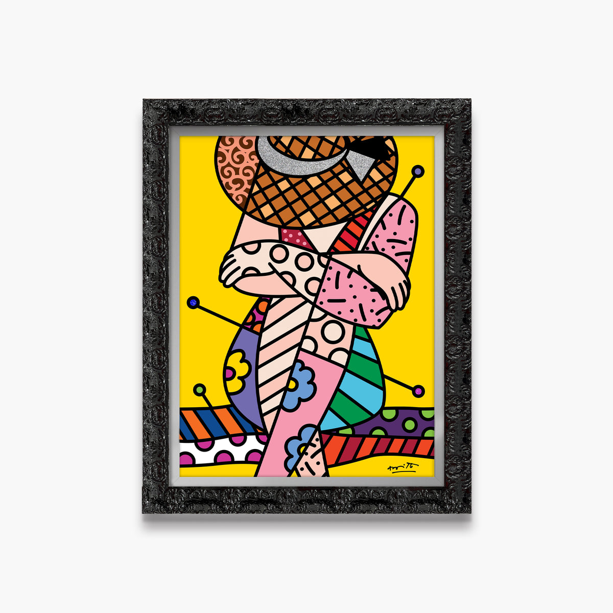 Romero Britto bellezza di capri v limited  colorful pop art design