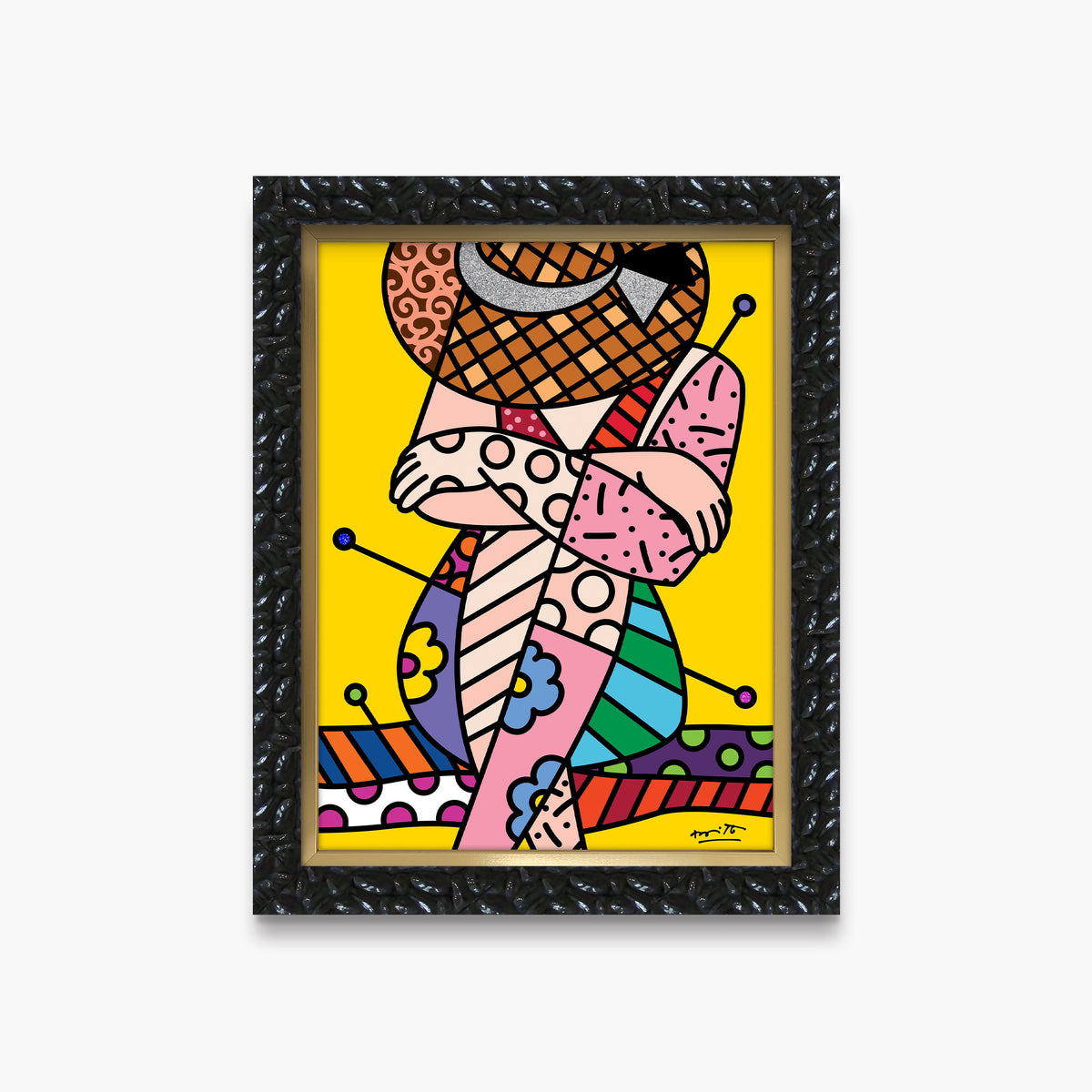 Romero Britto bellezza di capri v limited  colorful pop art design
