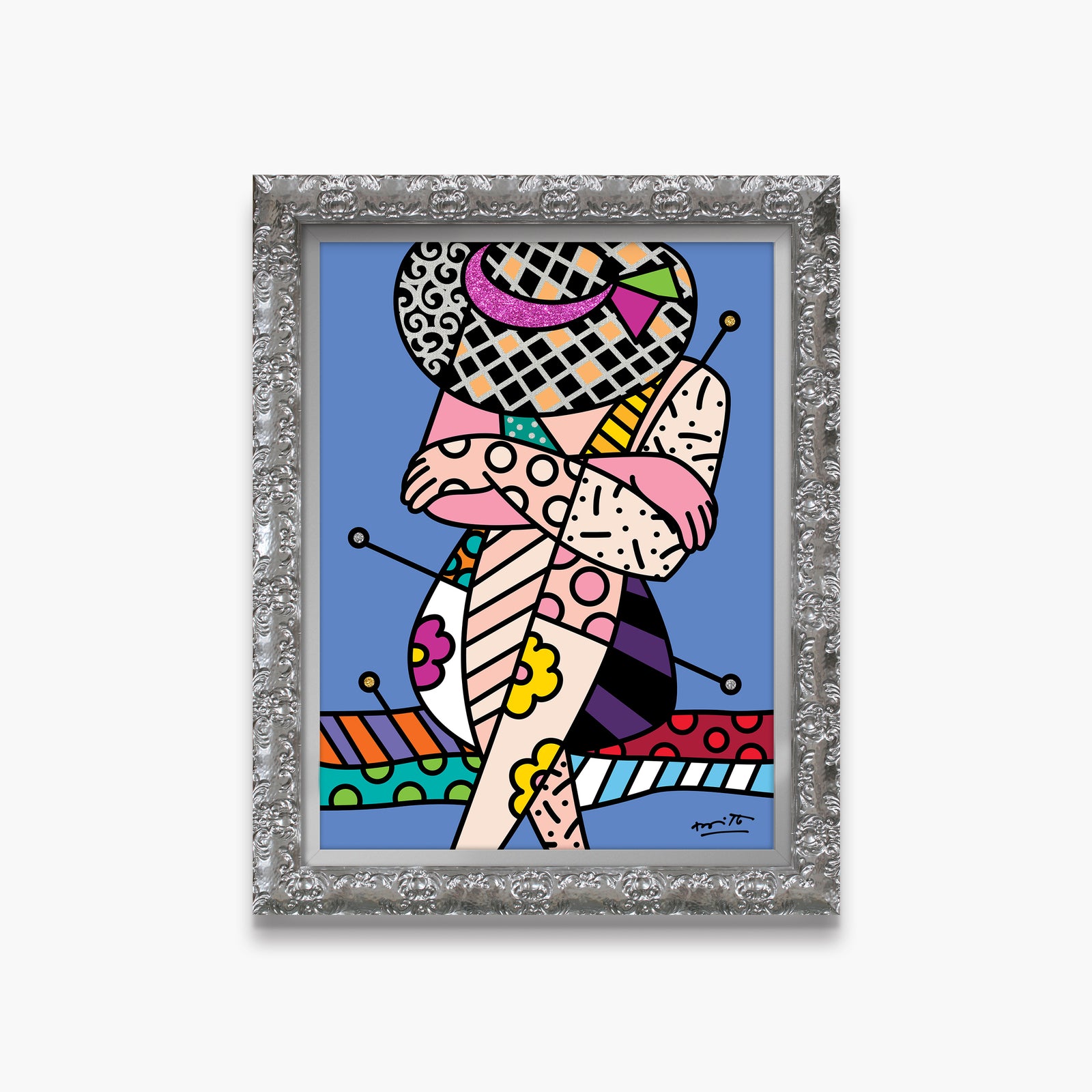 Romero Britto belleza di capri vi limited  colorful pop art design
