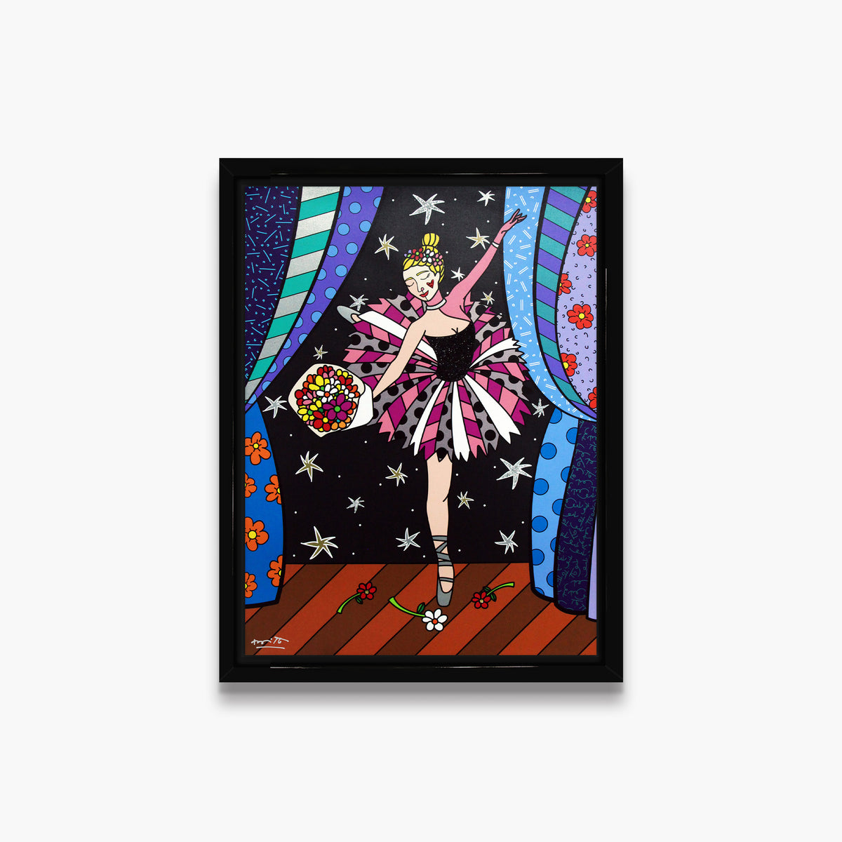 modern pop art prima donna ii limited edition  vibrant home decor