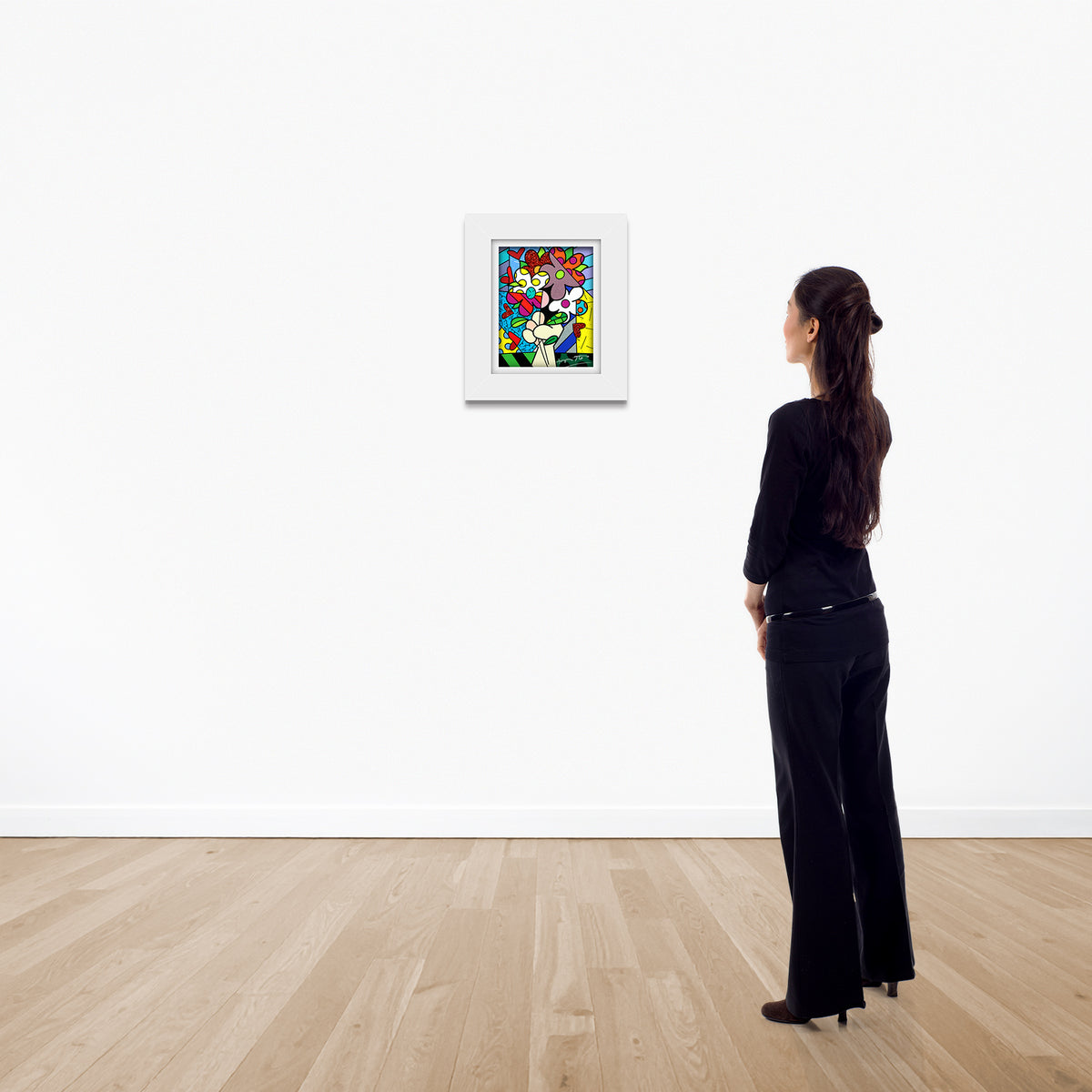 modern pop art from me limited edition print  vibrant home decor