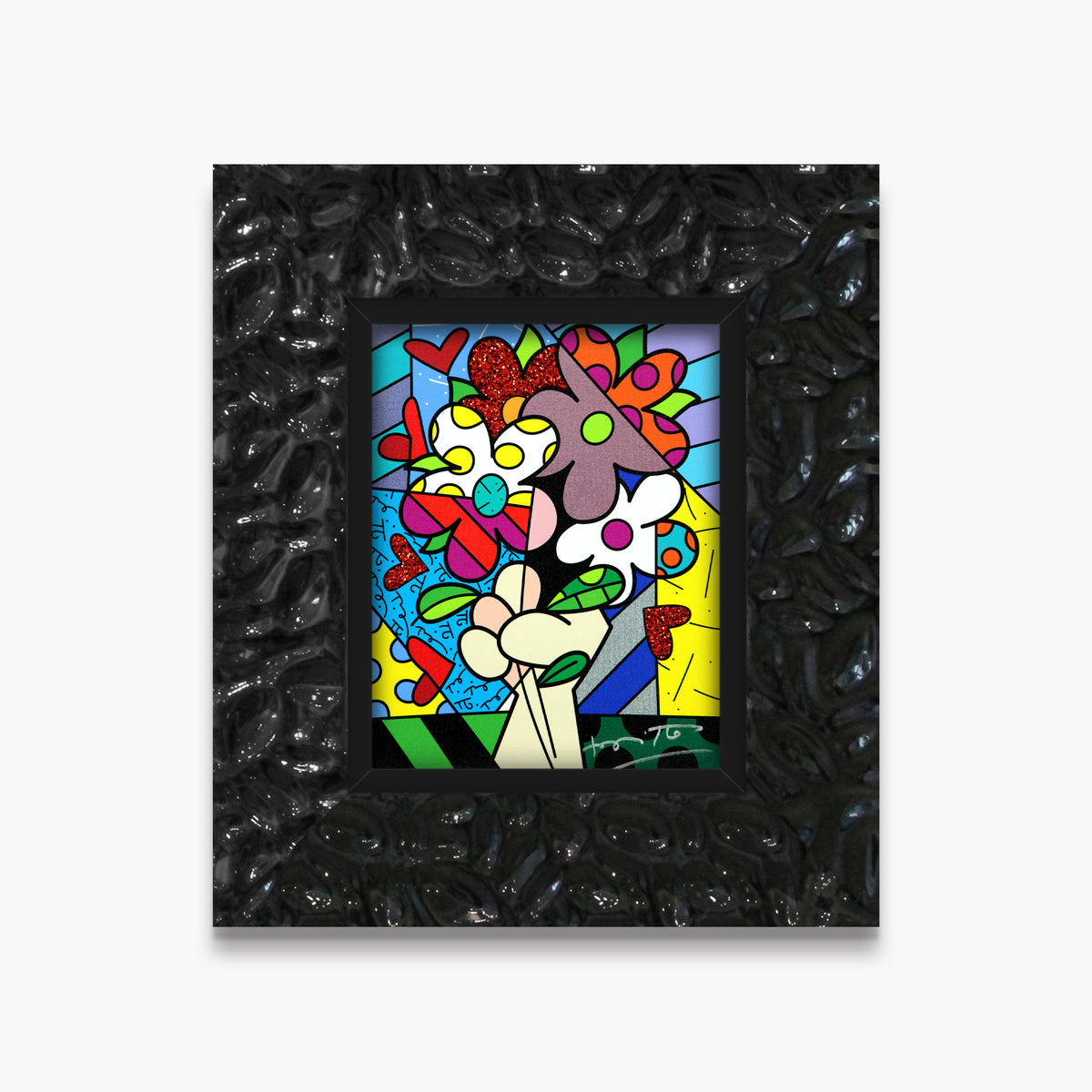modern pop art from me limited edition print  vibrant home decor