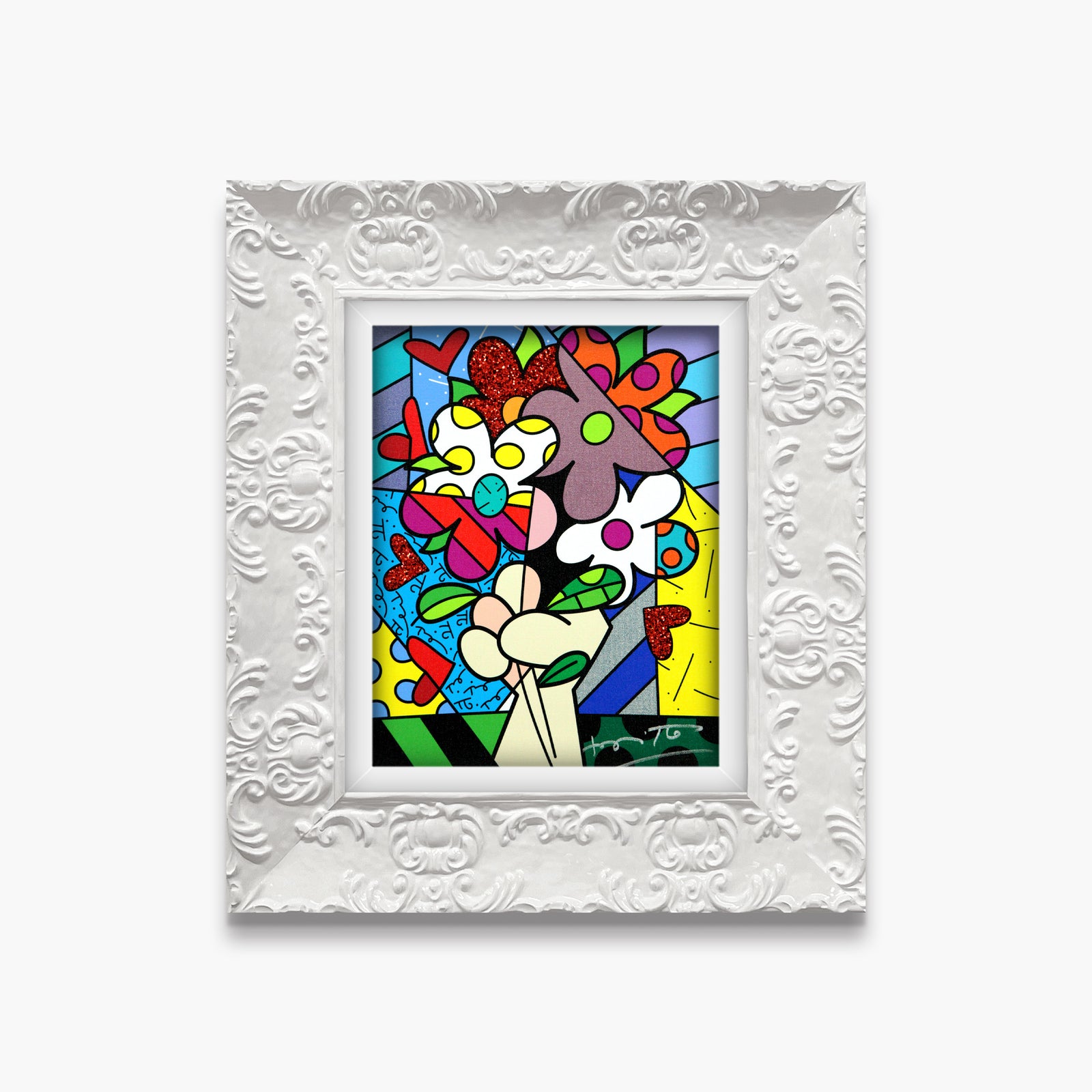 modern pop art from me limited edition print  vibrant home decor