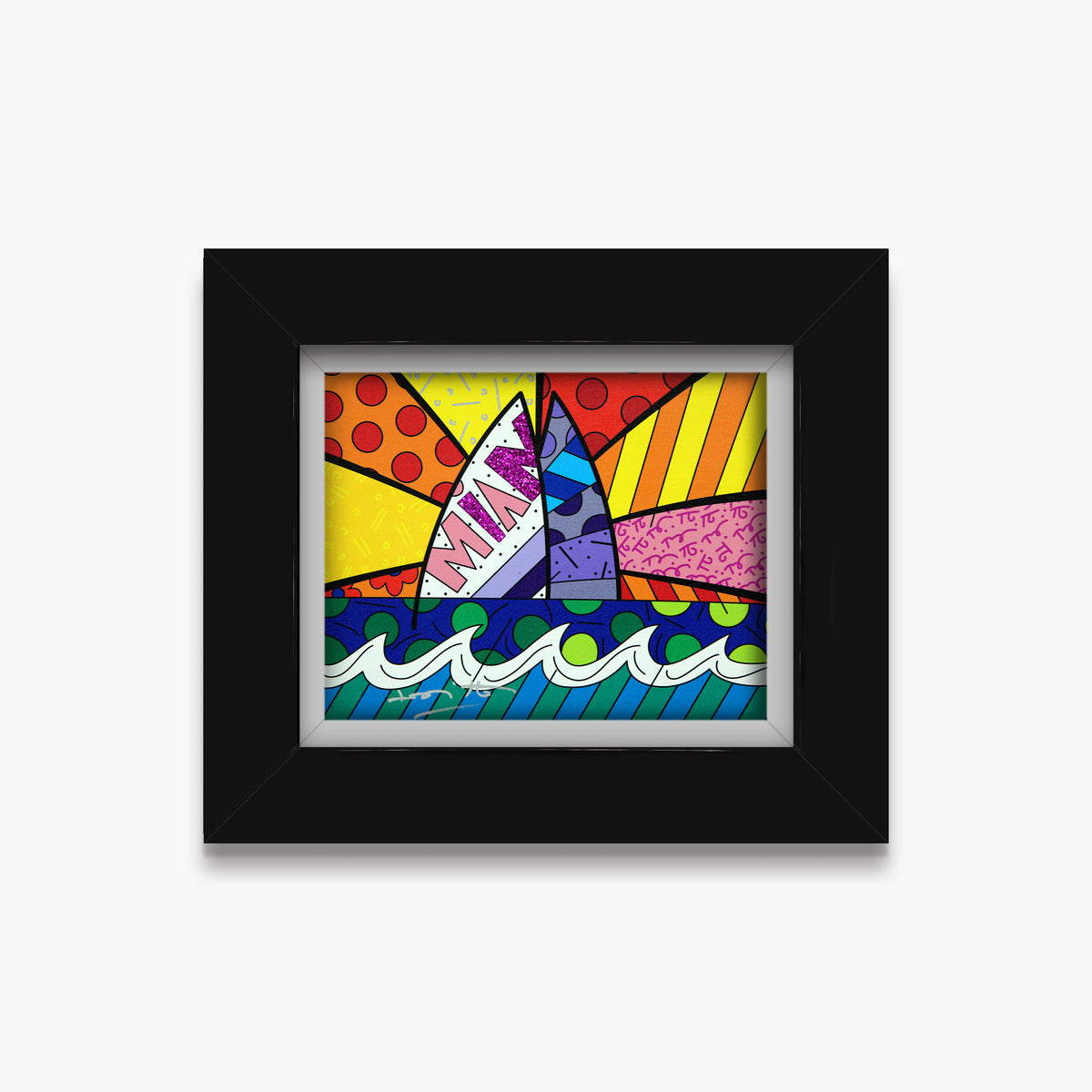 miami limited edition print  artistic colorful design collectible