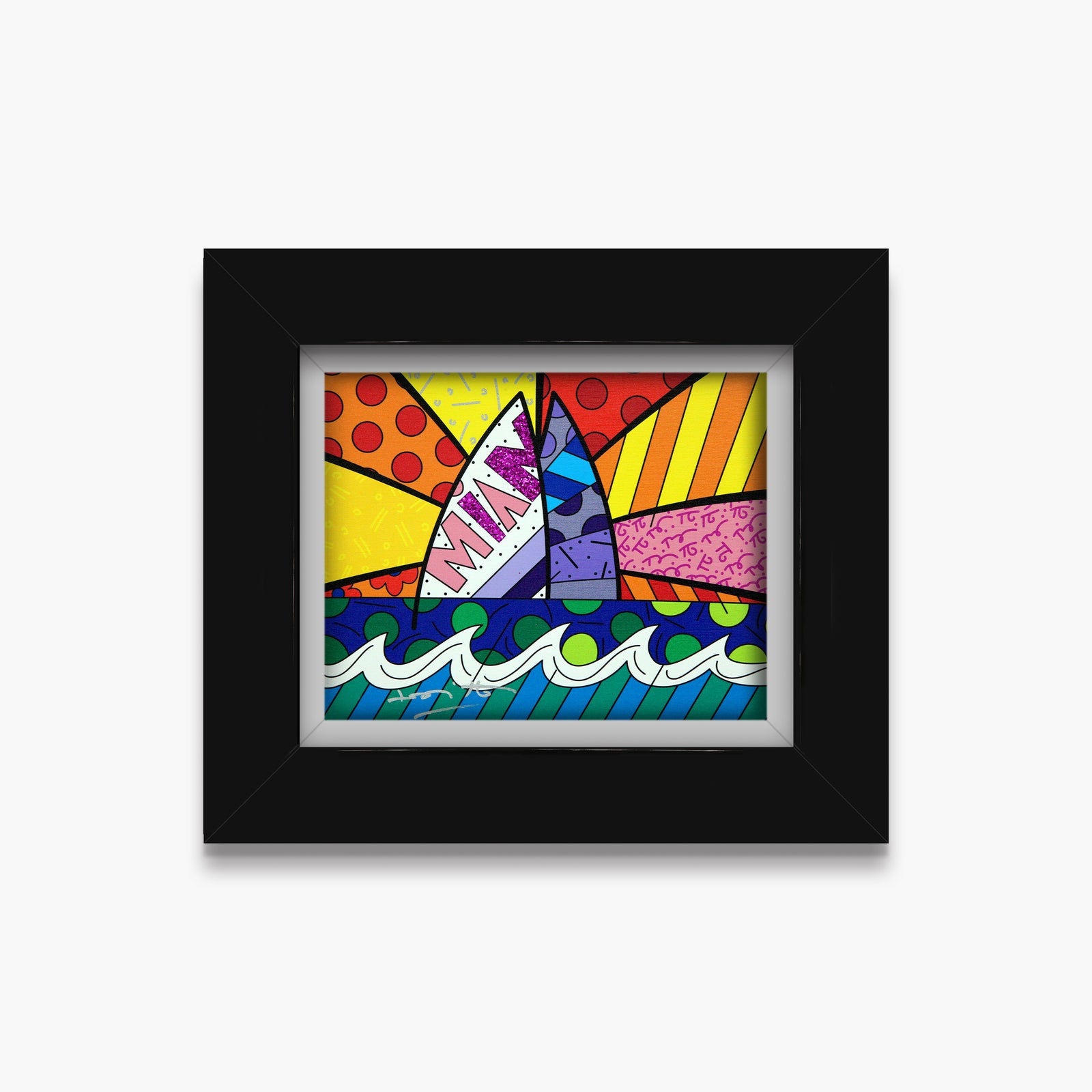 miami limited edition print  artistic colorful design collectible