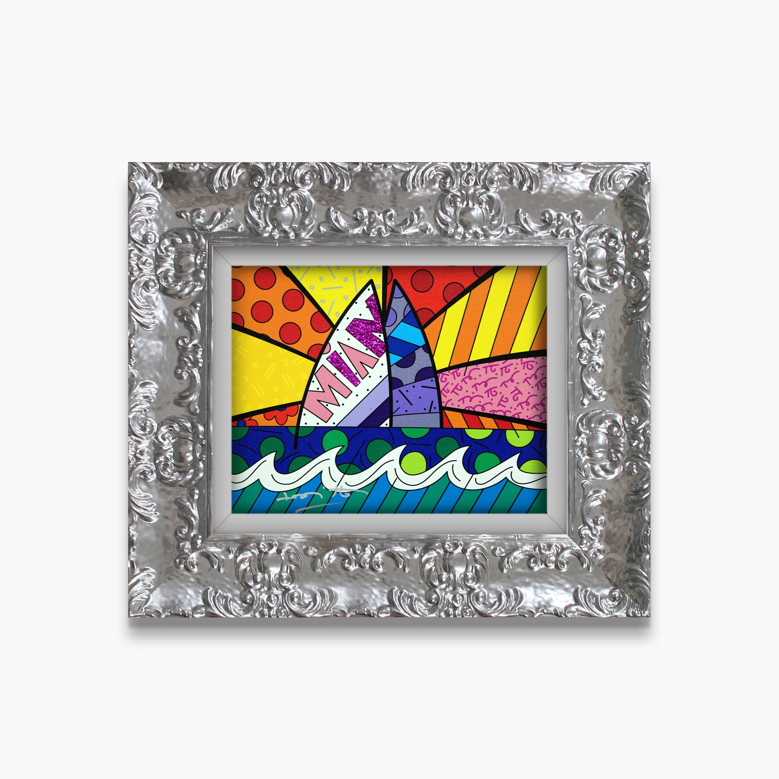 miami limited edition print  artistic colorful design collectible