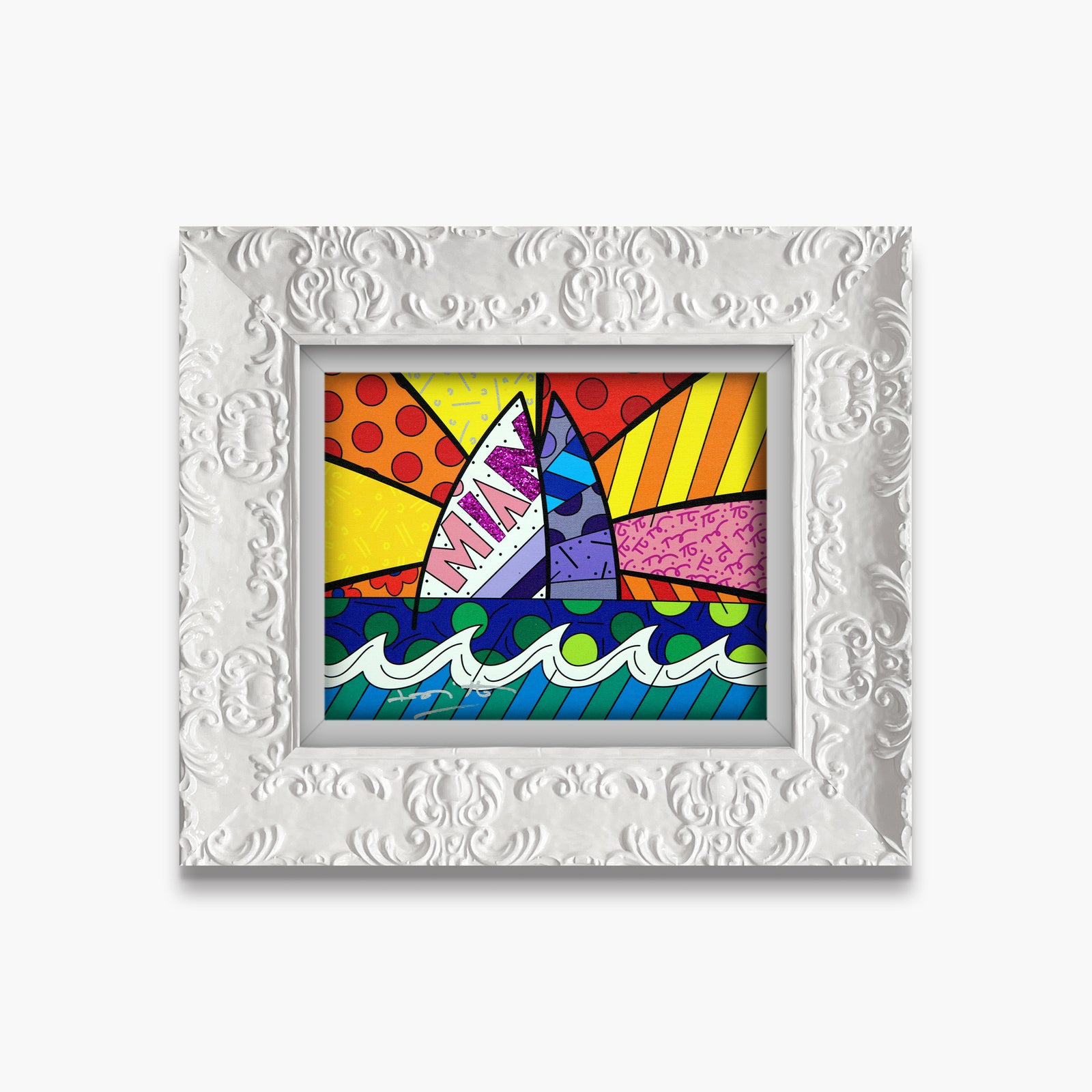 miami limited edition print  artistic colorful design collectible