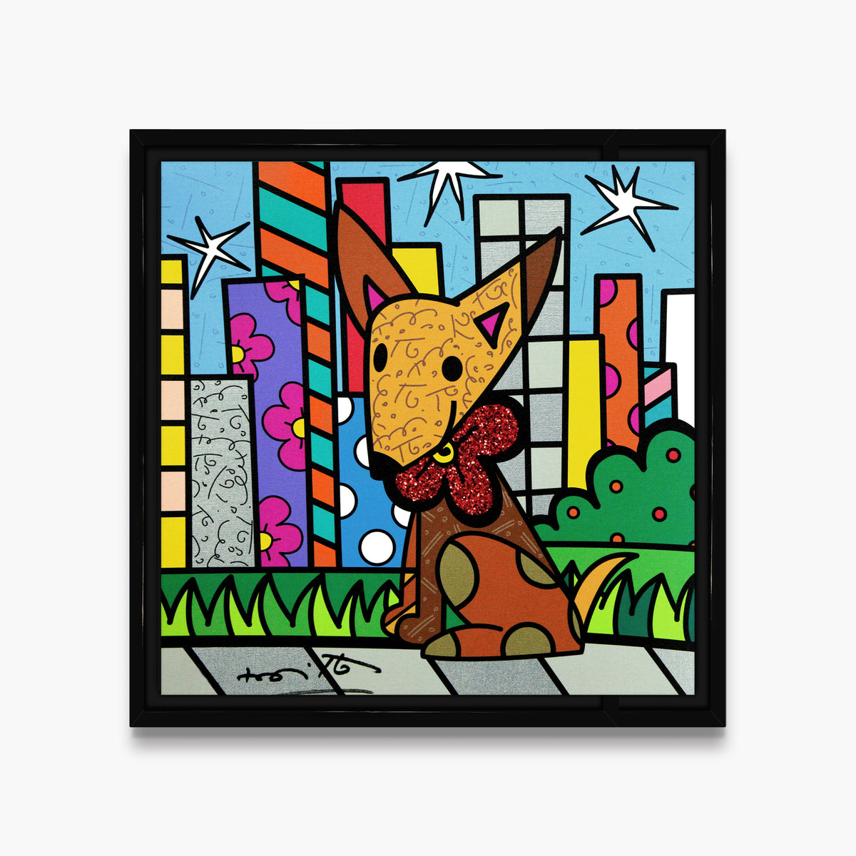 modern pop art mexicana limited edition print  vibrant home decor