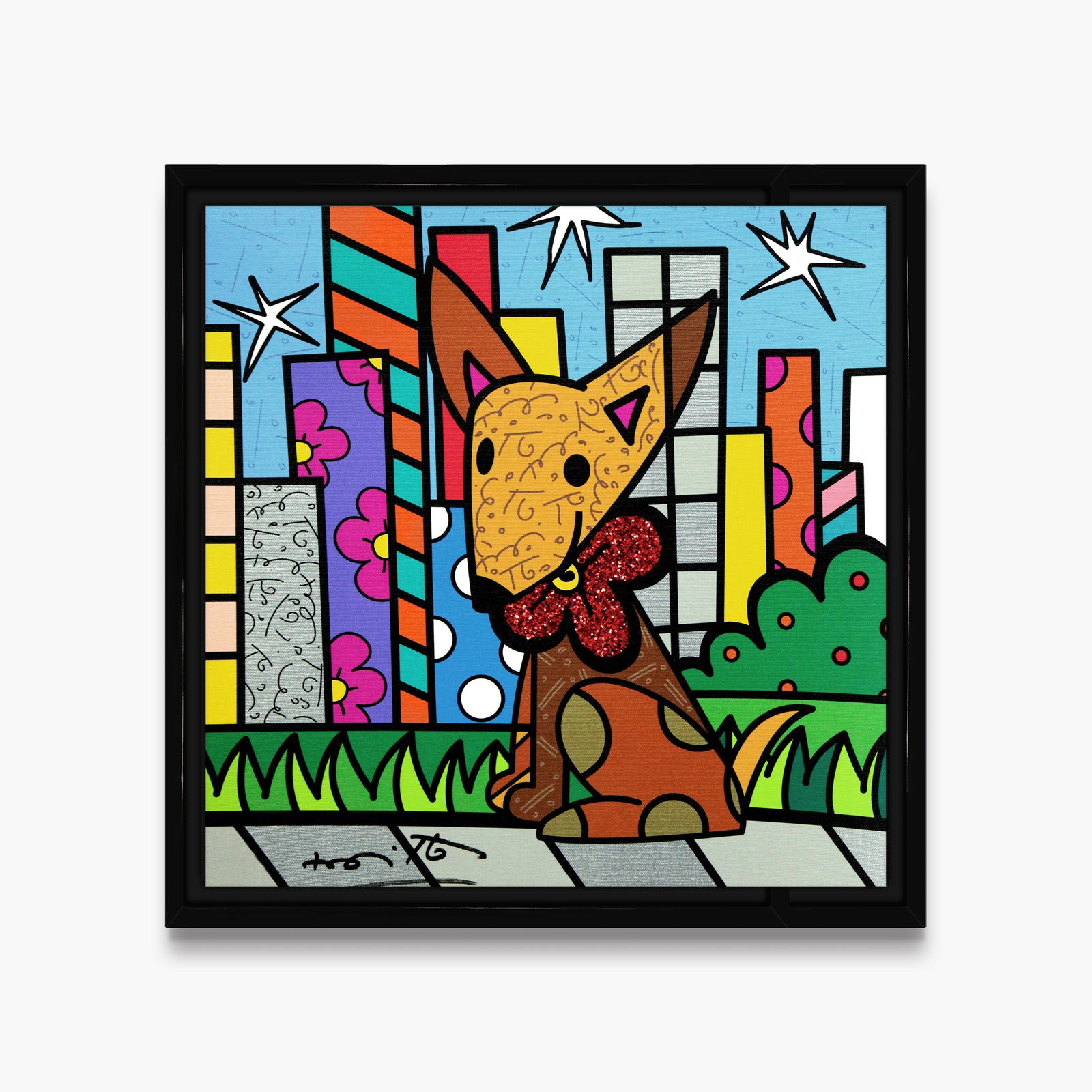 modern pop art mexicana limited edition print  vibrant home decor