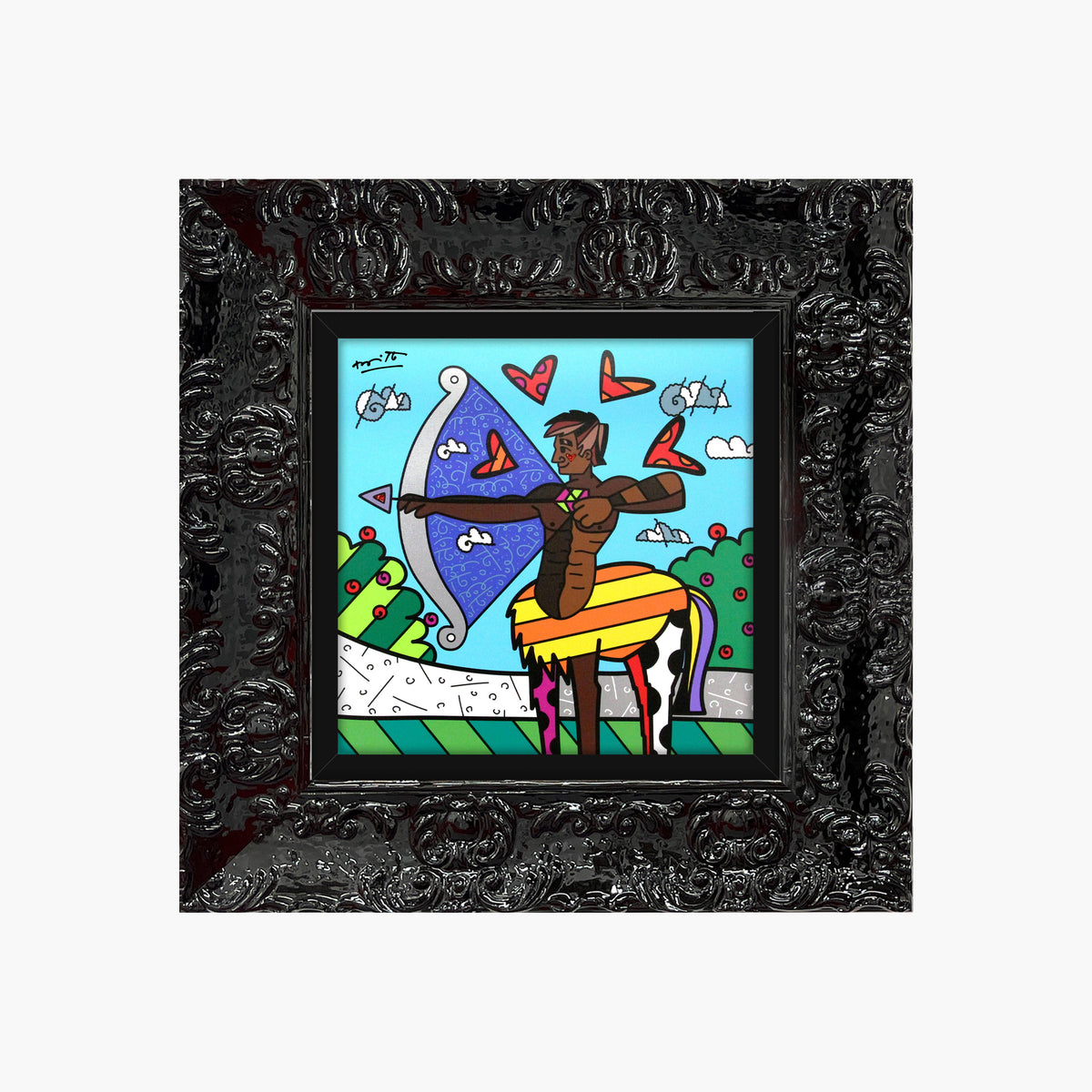 Romero Britto sagittarius limited edition print  contemporary pop art piece