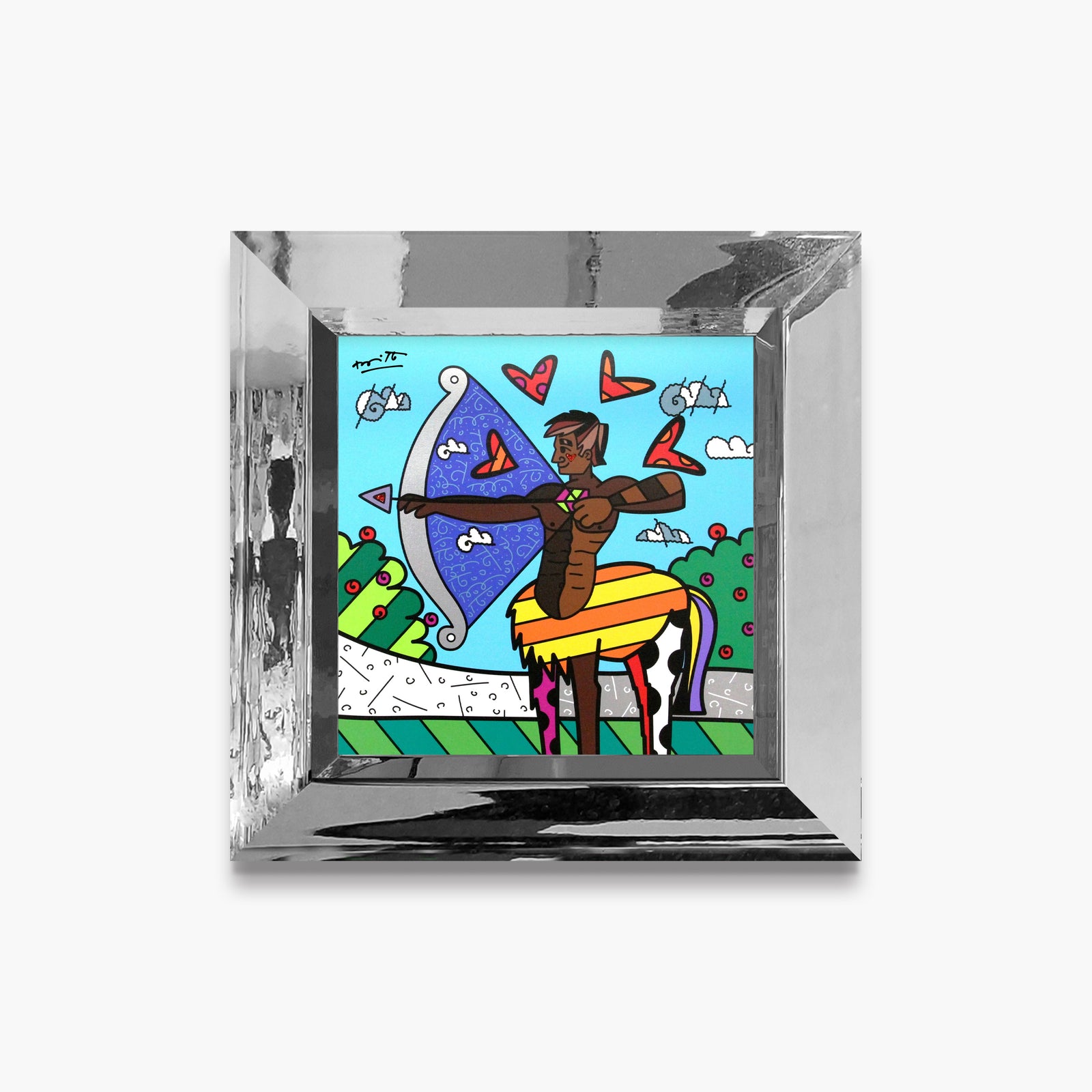 sagittarius limited edition print  colorful decorative collectible gift idea