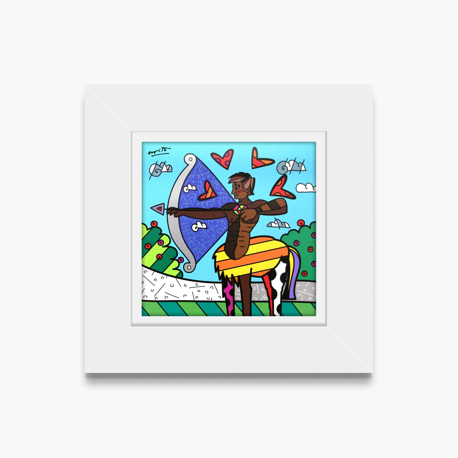 sagittarius limited edition print  colorful decorative collectible gift idea