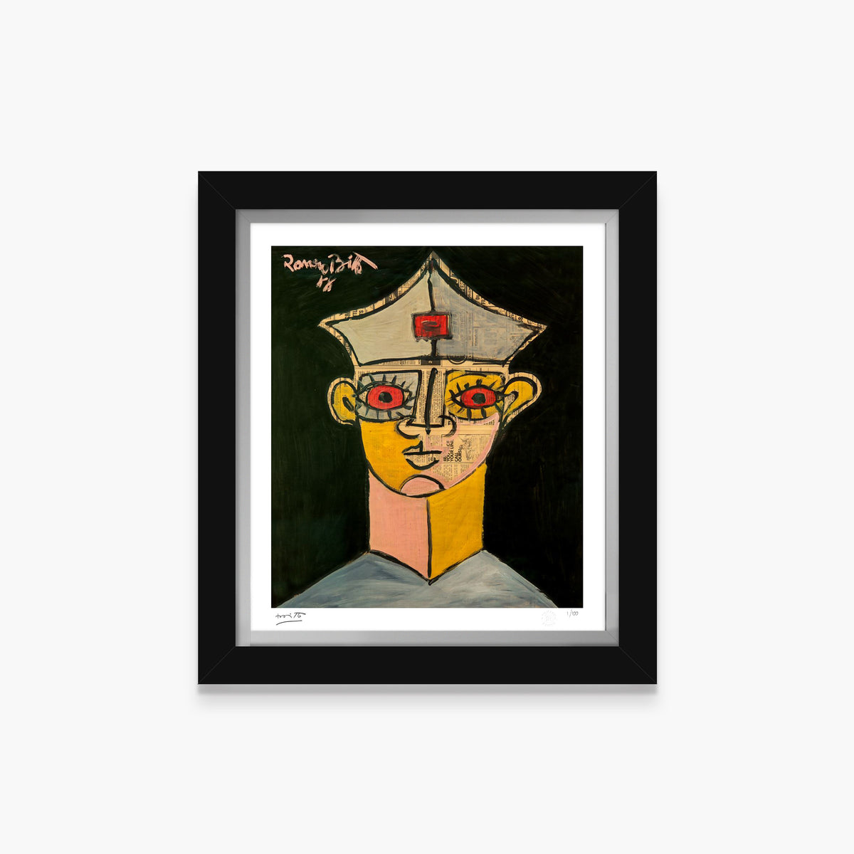 night sailor limited edition print  artistic colorful design collectible