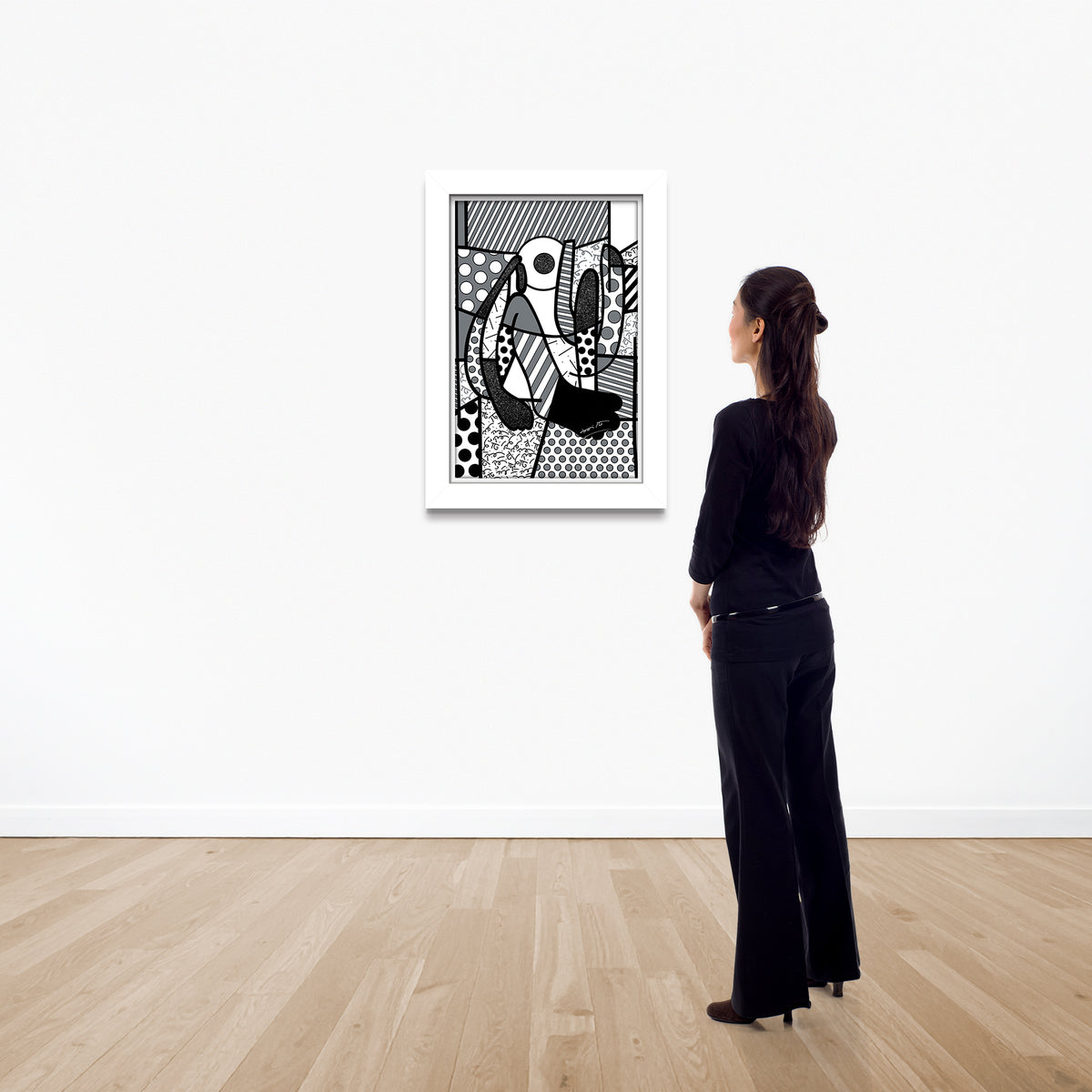 modern pop art abaporu limited edition print  vibrant home decor