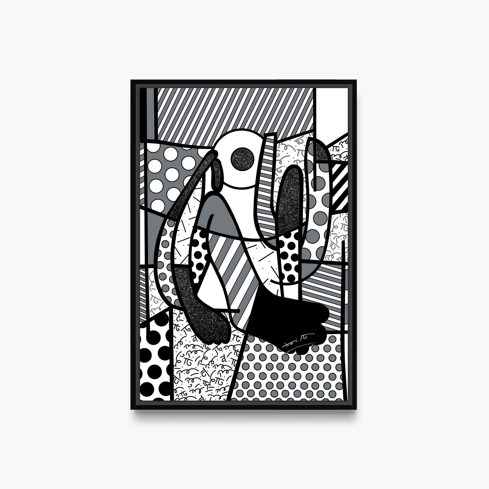 modern pop art abaporu limited edition print  vibrant home decor