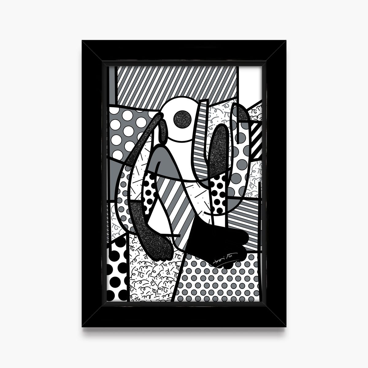 Romero Britto abaporu limited edition print  colorful pop art design