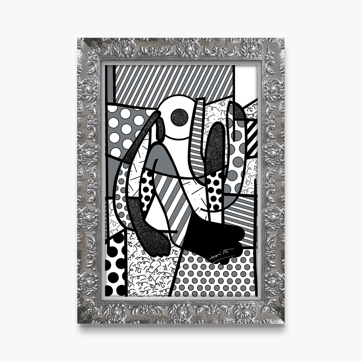 Romero Britto abaporu limited edition print  colorful pop art design