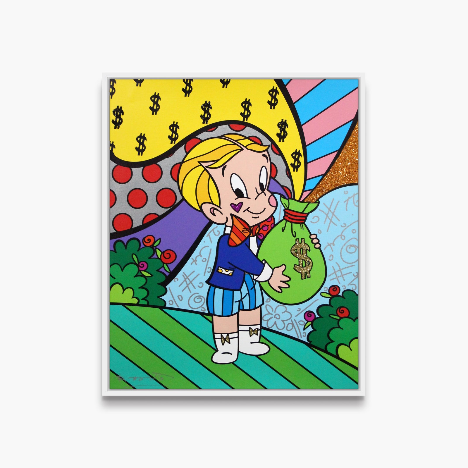 richie rich nbcuniversal limited edition  artistic colorful design collectible