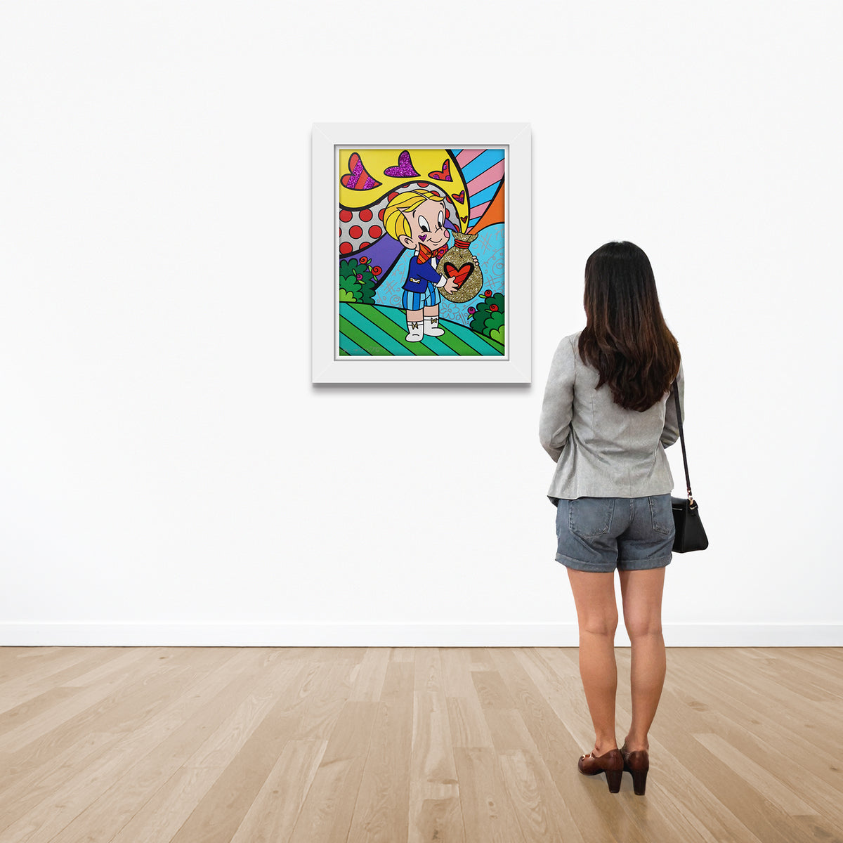modern pop art richie rich love nbcuniversal limited  vibrant home decor