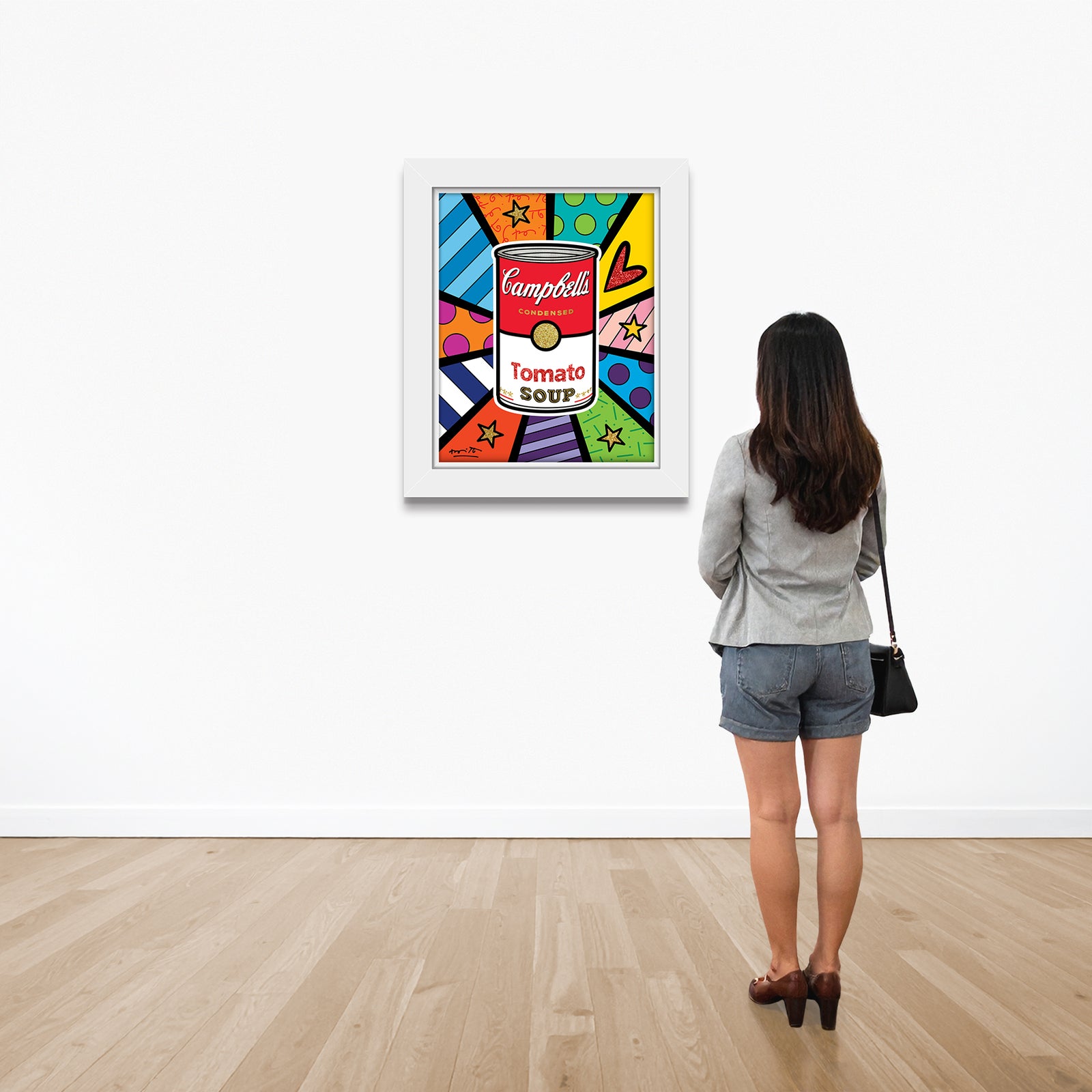 modern pop art campbells soup limited edition print  vibrant home decor