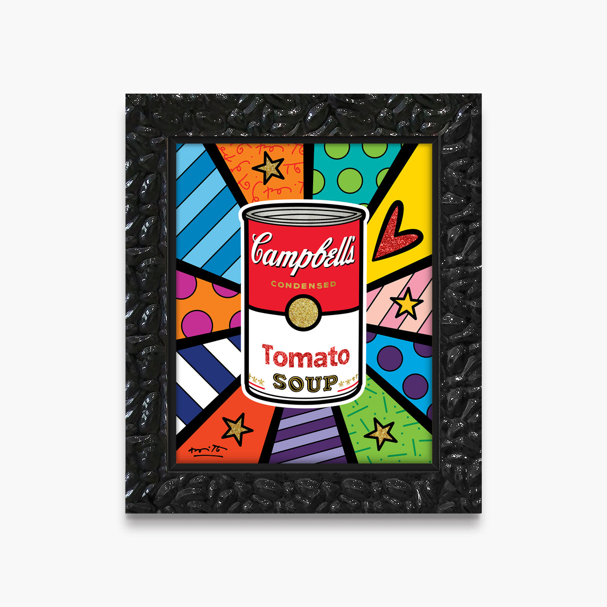 modern pop art campbells soup limited edition print  vibrant home decor