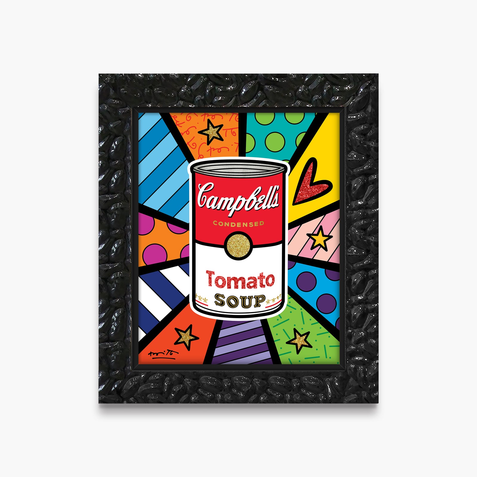 modern pop art campbells soup limited edition print  vibrant home decor