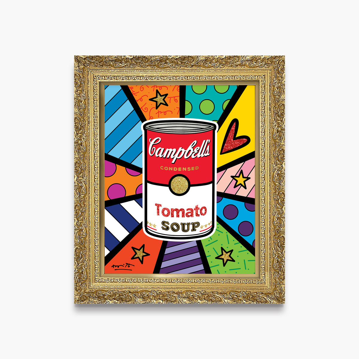 campbells soup limited edition print  colorful decorative collectible gift idea