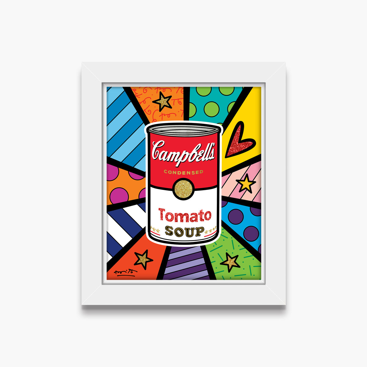 campbells soup limited edition print  colorful decorative collectible gift idea