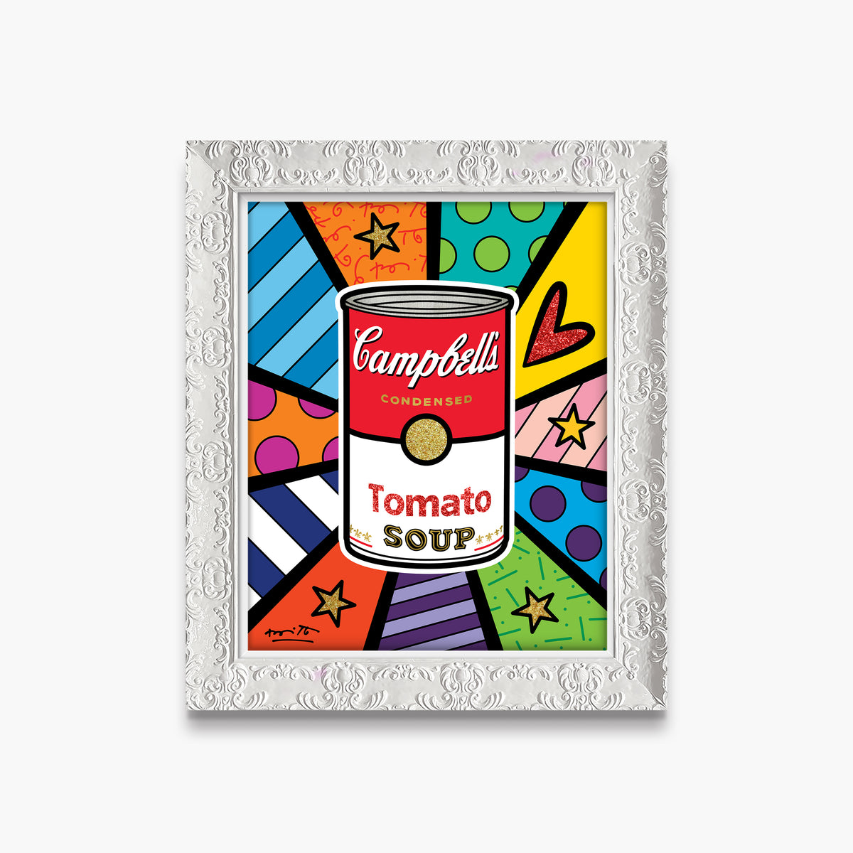 modern pop art campbells soup limited edition print  vibrant home decor
