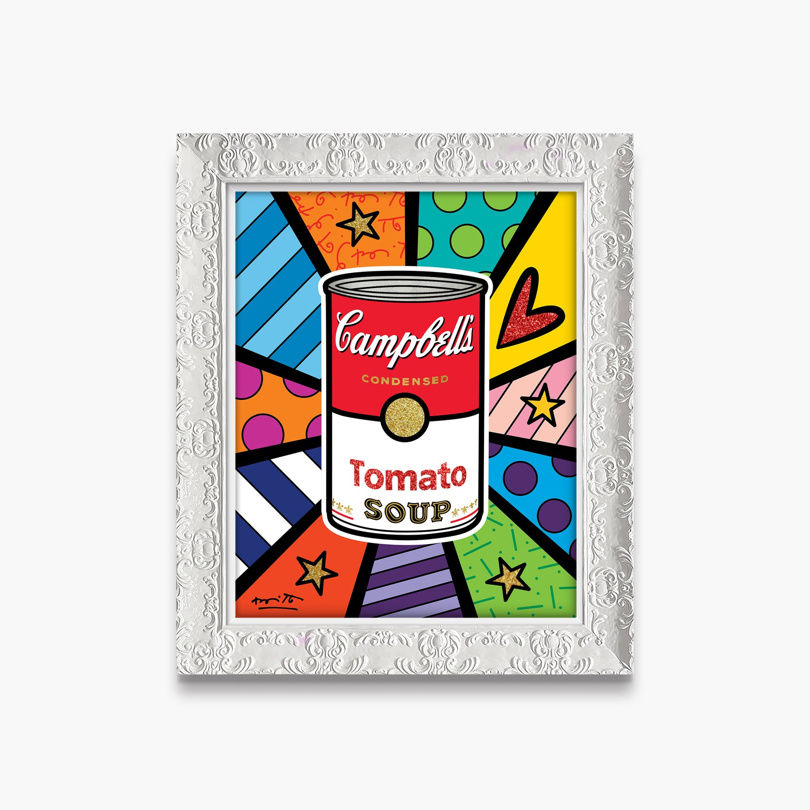 modern pop art campbells soup limited edition print  vibrant home decor