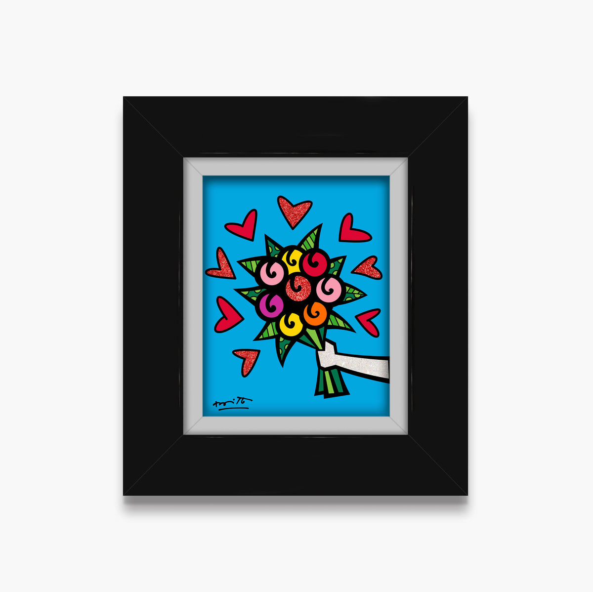 flowers are forever limited edition  artistic colorful design collectible