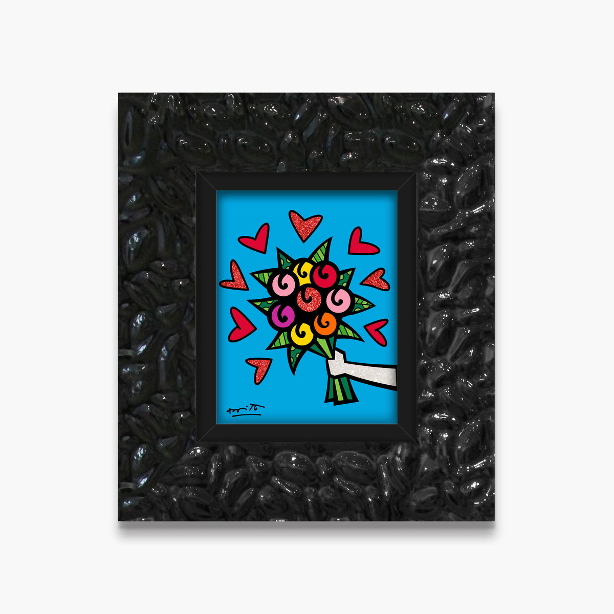 flowers are forever limited edition  artistic colorful design collectible