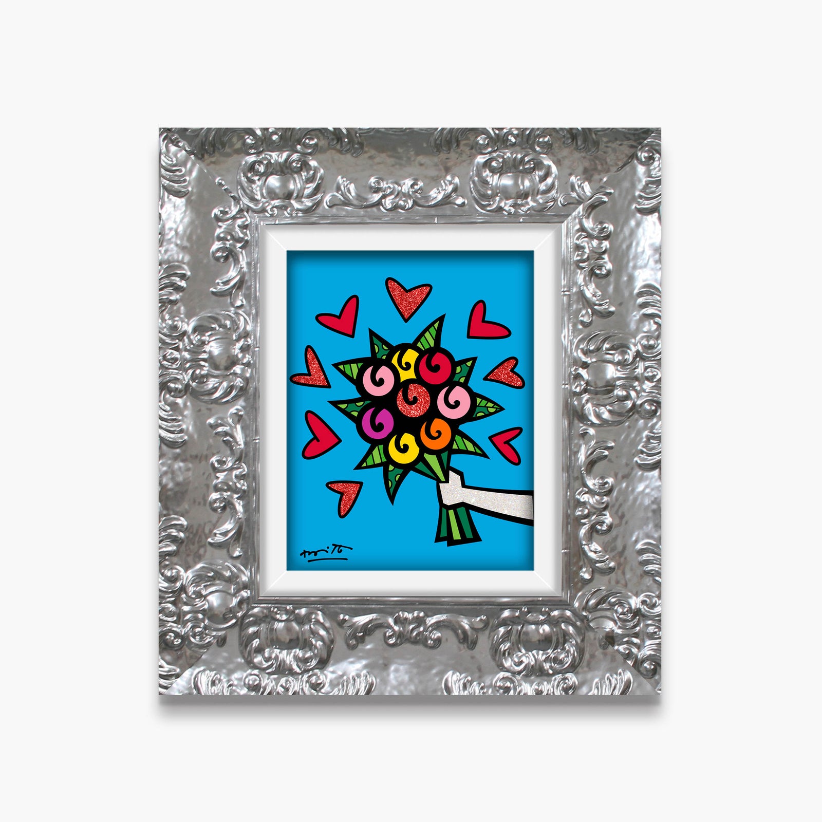 flowers are forever limited edition  colorful decorative collectible gift idea