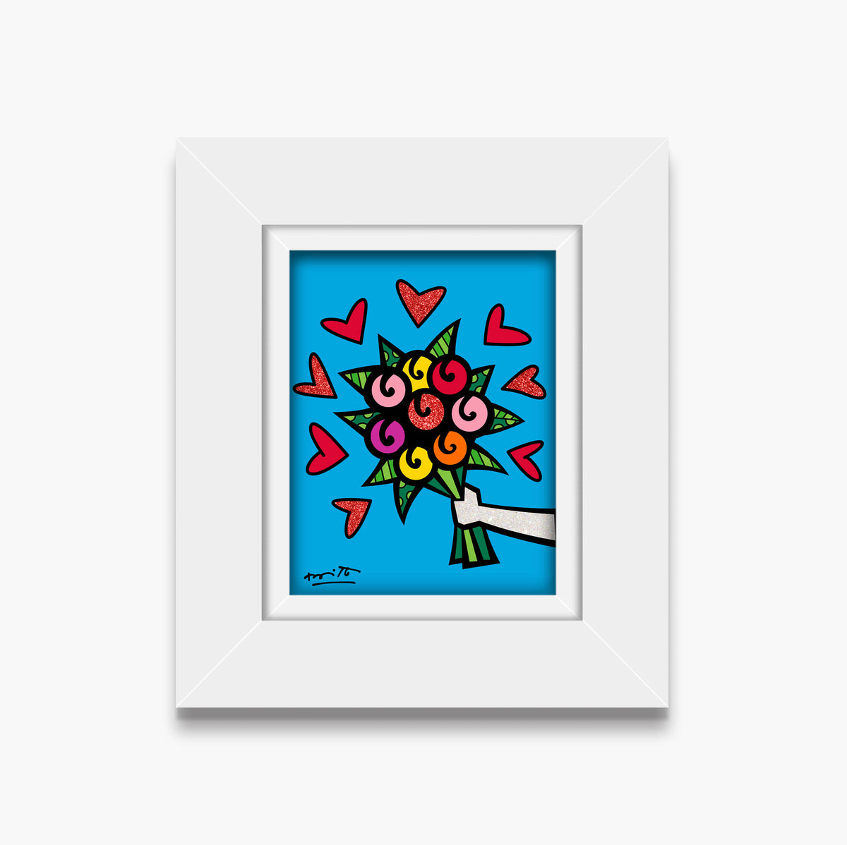 flowers are forever limited edition  colorful decorative collectible gift idea