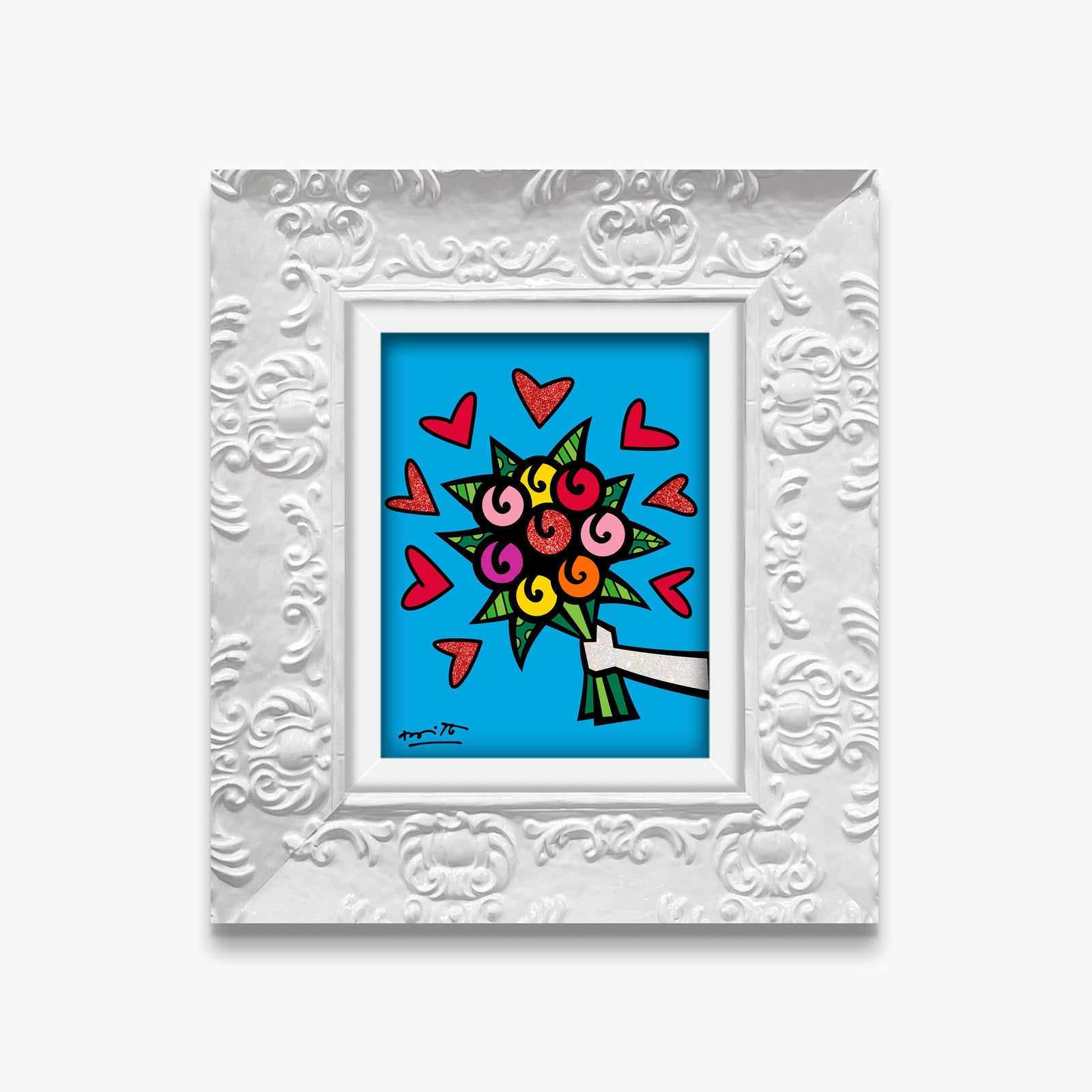 modern pop art flowers are forever limited edition  vibrant home decor