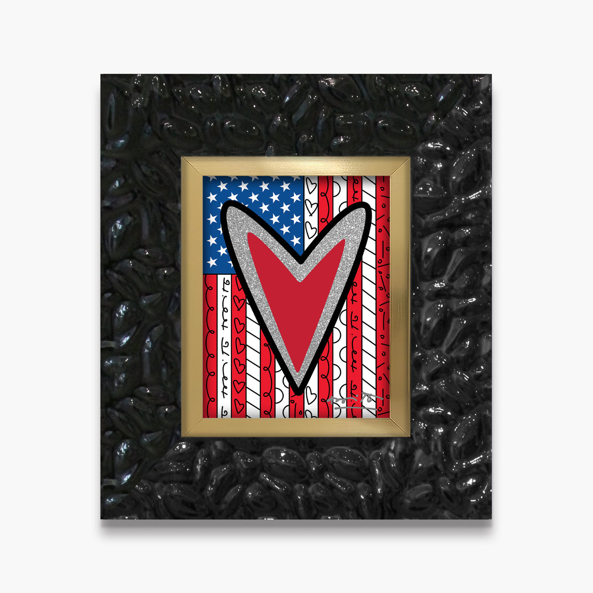 modern pop art america limited edition print  vibrant home decor