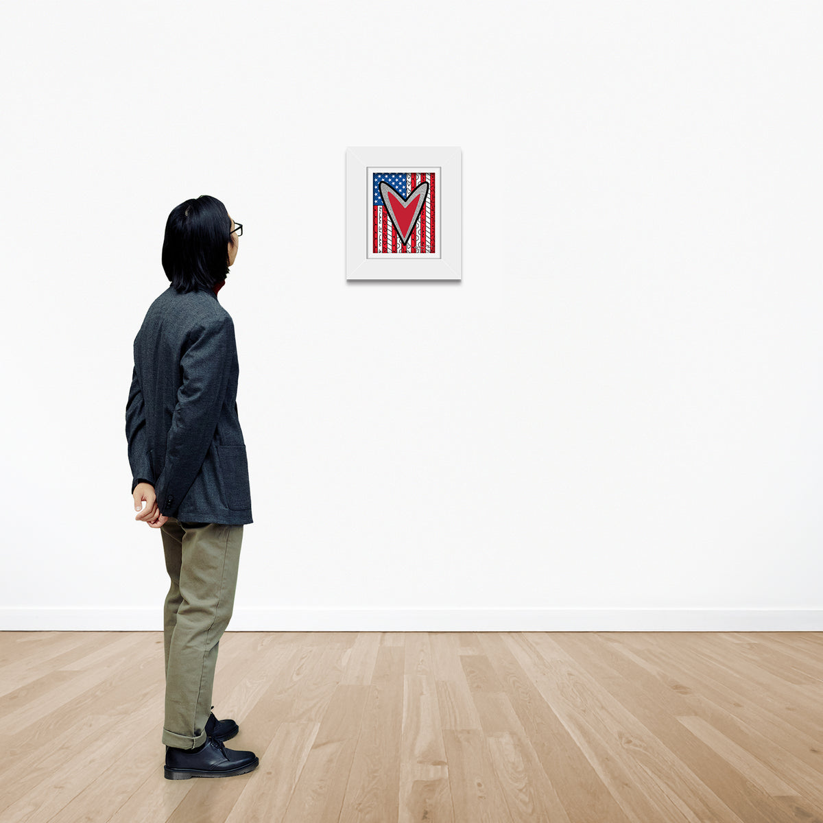 modern pop art america limited edition print  vibrant home decor