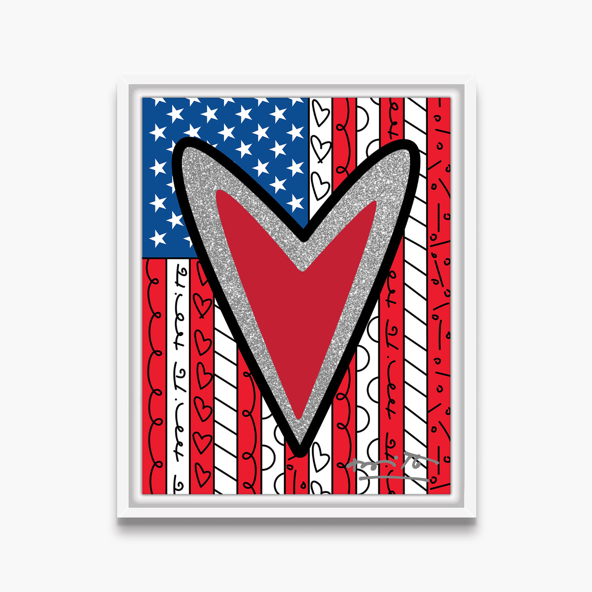 america limited edition print  colorful decorative collectible gift idea